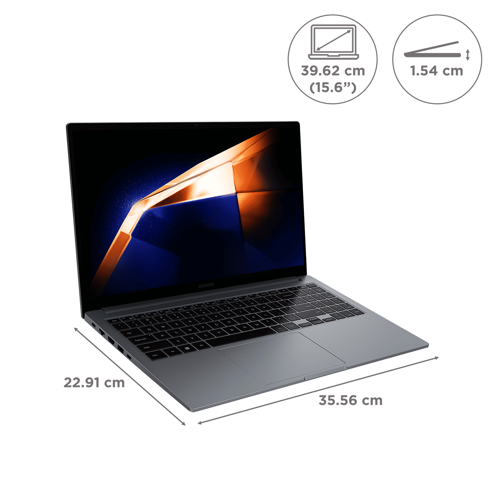 SAMSUNG Galaxy Book4 Intel Core 5 Thin and Light Laptop (8GB, 512GB SSD, Windows 11 Home, 15.6 inch Full HD LED Display, MS Office, Gray, 1.55 KG) SAMSUNG Galaxy Book4 Intel Core 5 Thin and Light Laptop (8GB, 512GB SSD, Windows 11 Home, 15.6 inch Full HD LED Display, MS Office, Gray, 1.55 KG)_2