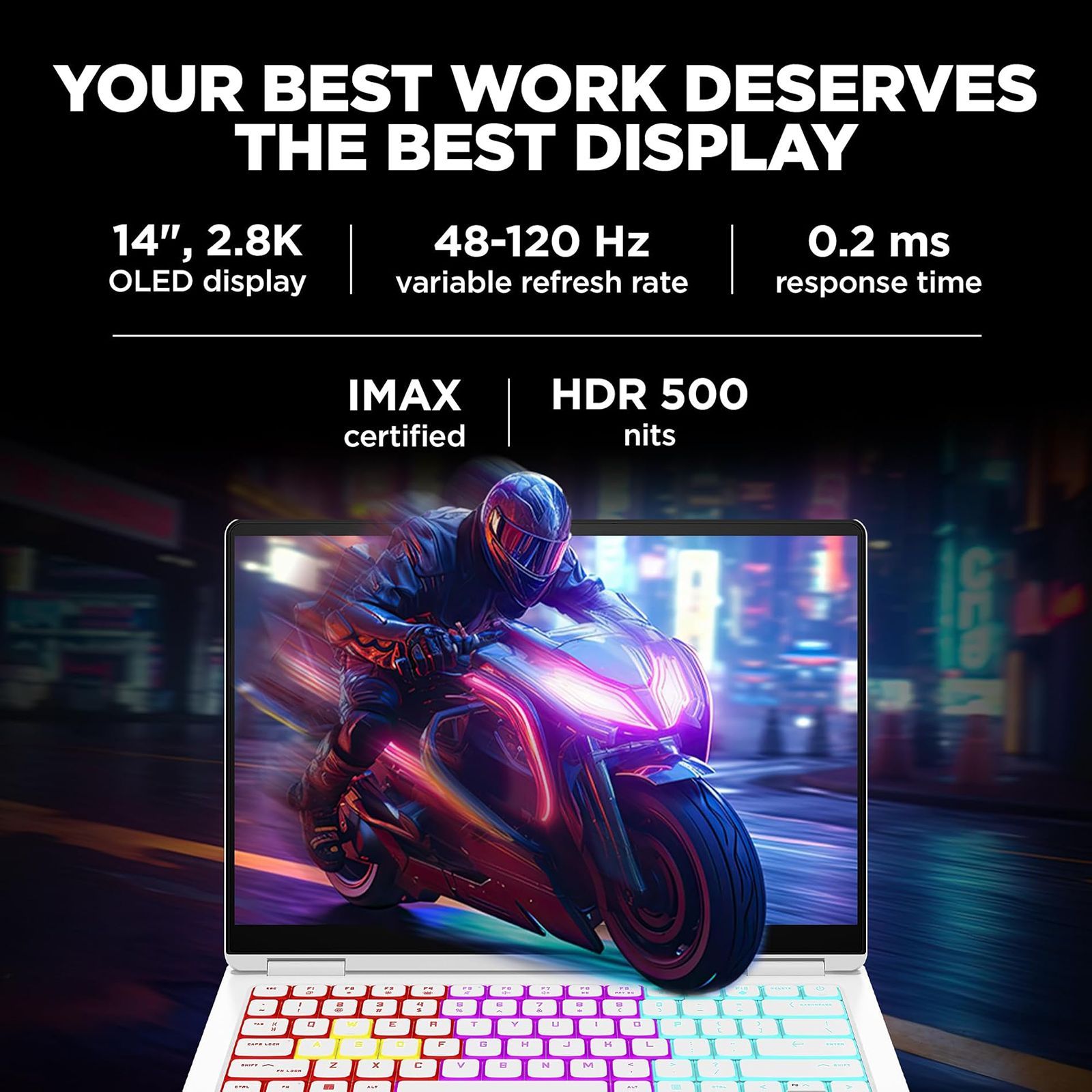 HP Omen Transcend 14 fb0089TX Intel Core Ultra 7 Gaming Laptop (16GB, 1TB SSD, Windows 11 Home, 8GB Graphics, 14 inch 120 Hz OLED Display, NVIDIA GeForce RTX 4060, MS Office 365, Ceramic White Aluminum, 1.63 KG) HP Omen Transcend 14 fb0089TX Intel Core Ultra 7 Gaming Laptop (16GB, 1TB SSD, Windows 11 Home, 8GB Graphics, 14 inch 120 Hz OLED Display, NVIDIA GeForce RTX 4060, MS Office 365, Ceramic White Aluminum, 1.63 KG)_9