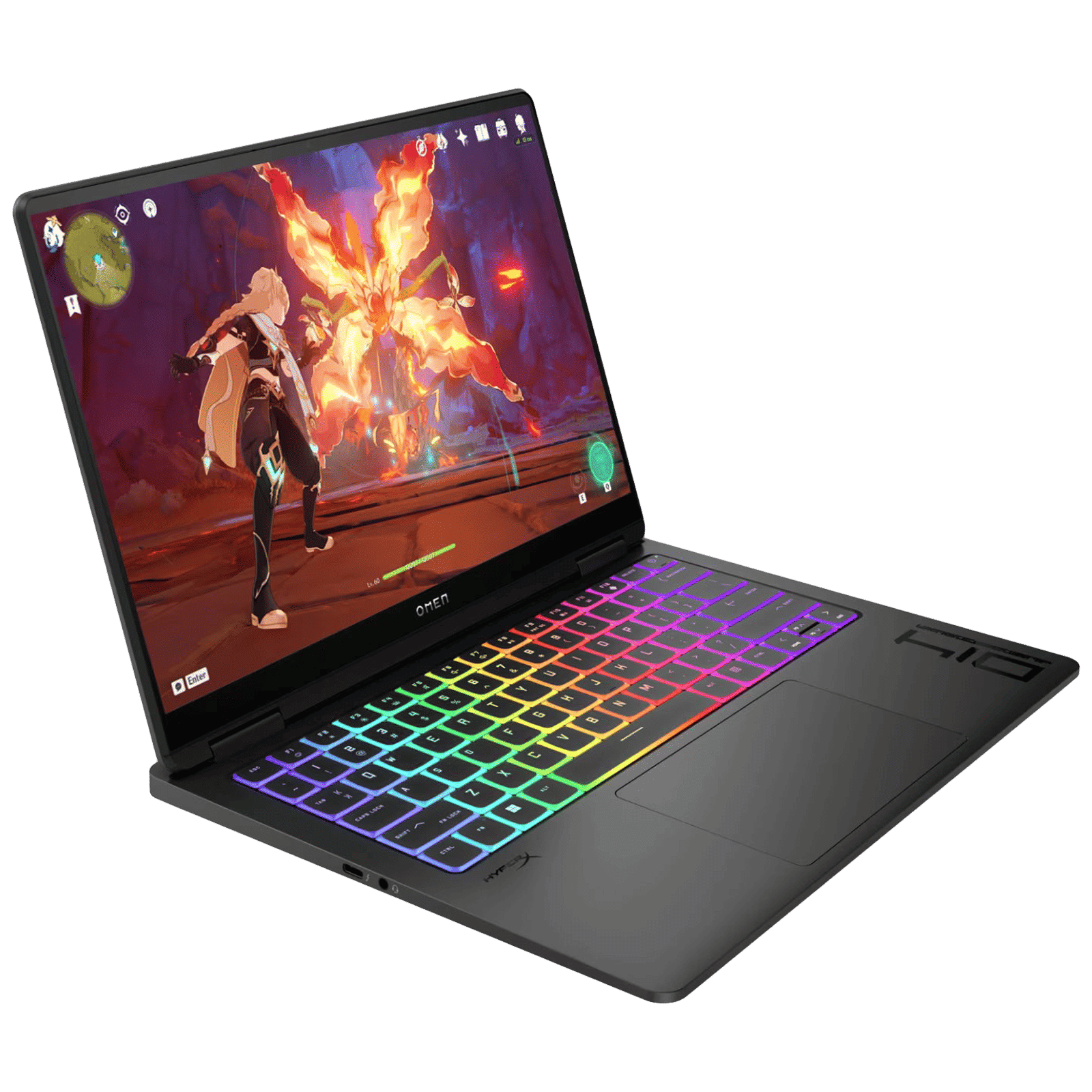 HP Omen 14 fb0007TX Intel Core Ultra 7 Gaming Laptop (16GB, 1TB SSD, Windows 11 Home, 8GB Graphics, 14 inch 120 Hz OLED Display, NVIDIA GeForce RTX 4060, MS Office 365, Shadow Black Aluminum, 1.63 KG)_6