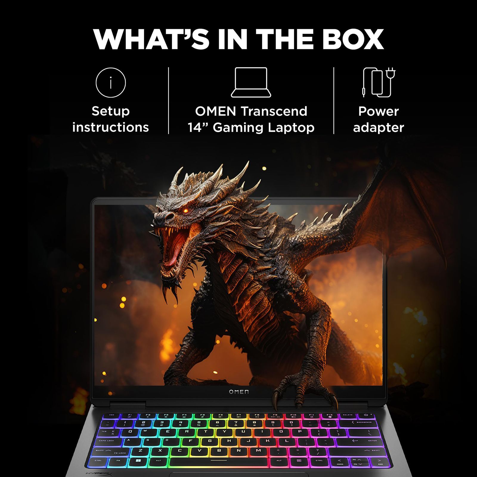 HP Omen 14 fb0007TX Intel Core Ultra 7 Gaming Laptop (16GB, 1TB SSD, Windows 11 Home, 8GB Graphics, 14 inch 120 Hz OLED Display, NVIDIA GeForce RTX 4060, MS Office 365, Shadow Black Aluminum, 1.63 KG)_7