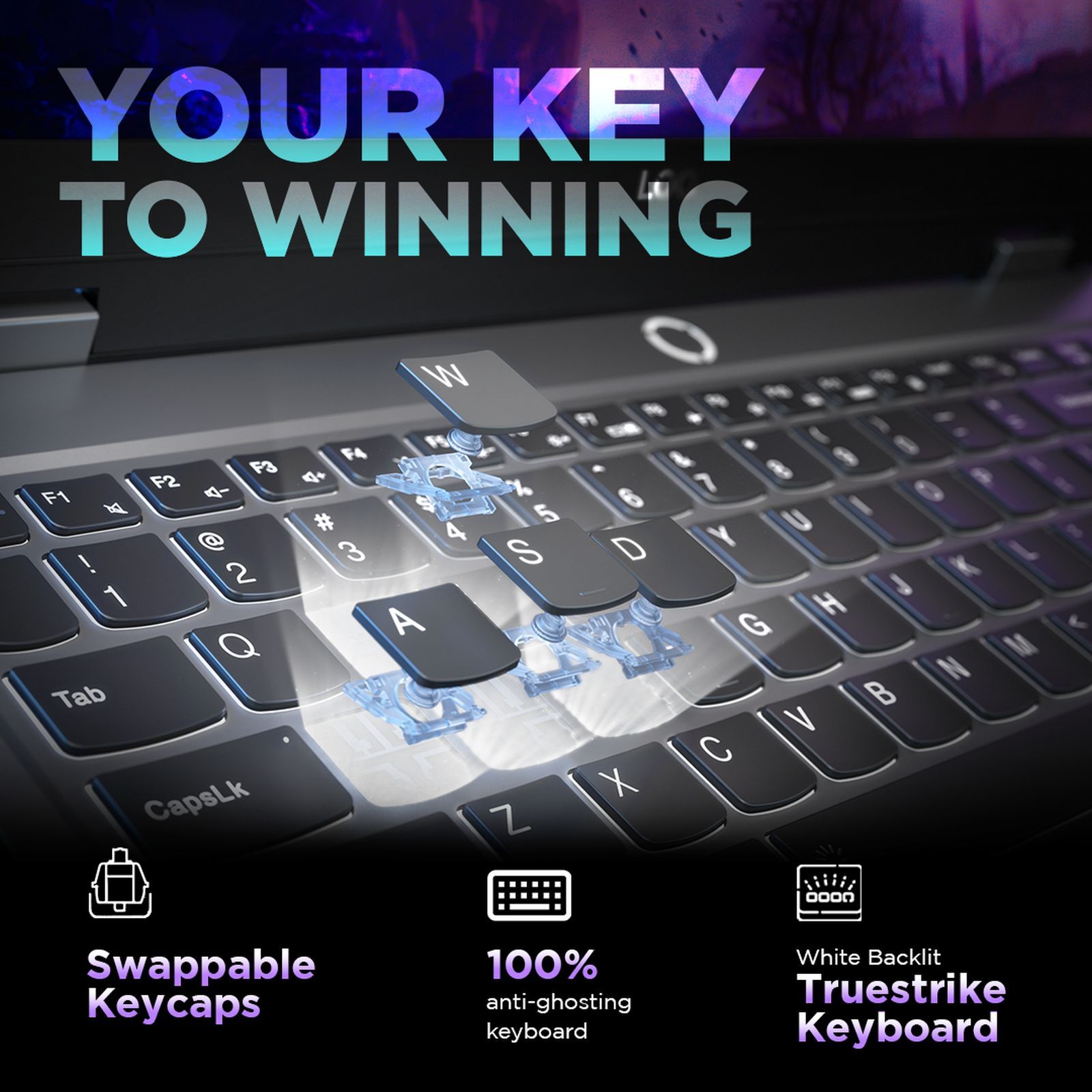 Lenovo LOQ 15IAX9I Intel Core i5 12th Gen Gaming Laptop (8GB, 512GB SSD, Windows 11 Home, 4GB Graphics, 15.6 inch 144 Hz Full HD IPS Display, Intel Arc A530M, MS Office Home & Student 2021, Luna Grey, 2.38 KG)_12