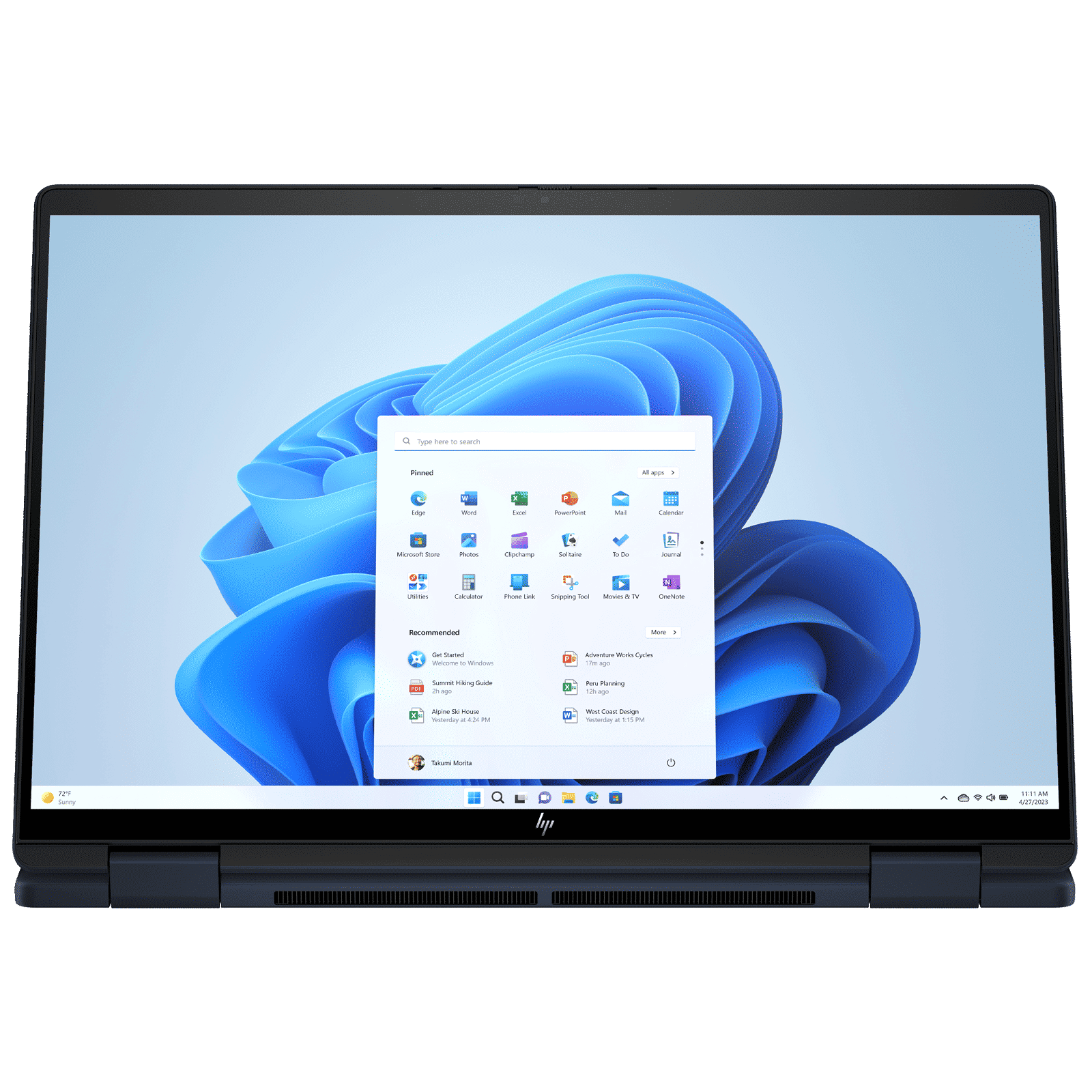 HP Envy x360 14t fc000 Intel Core Ultra 5 Touchscreen 2-in-1 Laptop (16GB, 512GB SSD, Windows 11 Home, 14 inch WUXGA IPS Display, MS Office 2021, Atmospheric Blue, 1.44 KG)_7