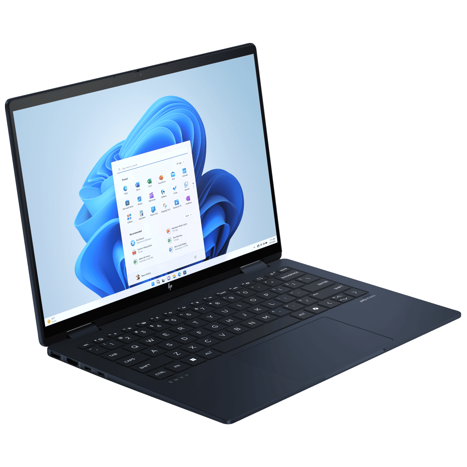 HP Envy x360 14t fc000 Intel Core Ultra 7 Touchscreen 2-in-1 Laptop (16GB, 512GB SSD, Windows 11 Home, 14 inch WUXGA IPS Display, MS Office 2021, Atmospheric Blue, 1.44 KG) HP Envy x360 14t fc000 Intel Core Ultra 7 Touchscreen 2-in-1 Laptop (16GB, 512GB SSD, Windows 11 Home, 14 inch WUXGA IPS Display, MS Office 2021, Atmospheric Blue, 1.44 KG)_8