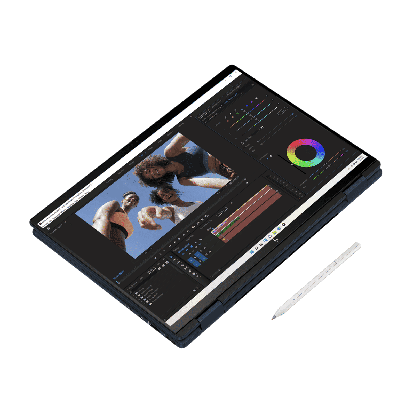 HP Envy x360 14 fc0100TU Intel Core Ultra 7 Touchscreen 2-in-1 Laptop (32GB, 1TB SSD, Windows 11 Home, 14 inch OLED Display, MS Office 2021, Atmospheric Blue, 1.39 KG)_4