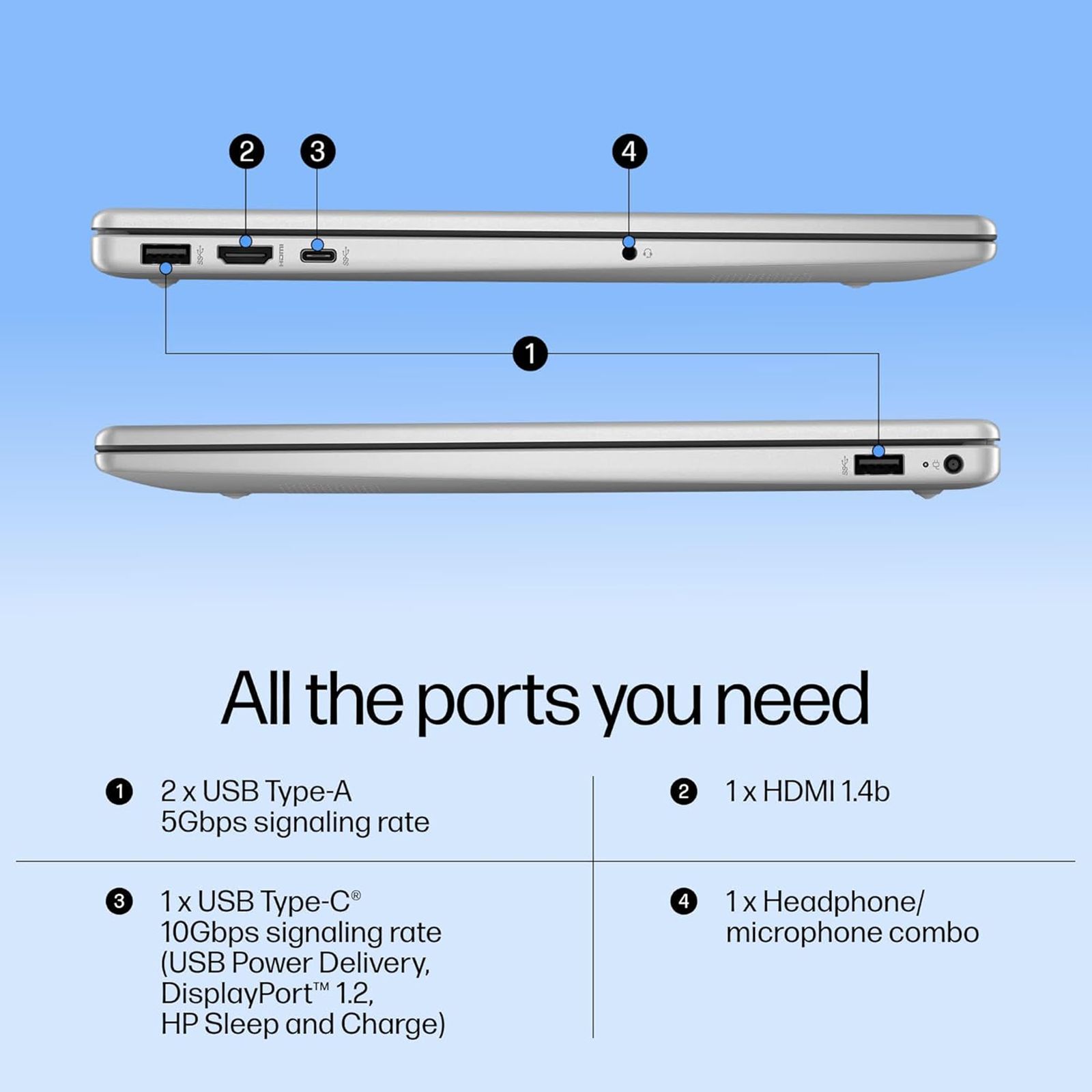 HP FD1099TU Intel Core Ultra 5 Thin and Light Laptop (16GB, 512GB SSD, Windows 11 Home, 15.6 inch Full HD Display, MS Office 2021, Natural Silver, 1.69 KG) HP FD1099TU Intel Core Ultra 5 Thin and Light Laptop (16GB, 512GB SSD, Windows 11 Home, 15.6 inch Full HD Display, MS Office 2021, Natural Silver, 1.69 KG)_13