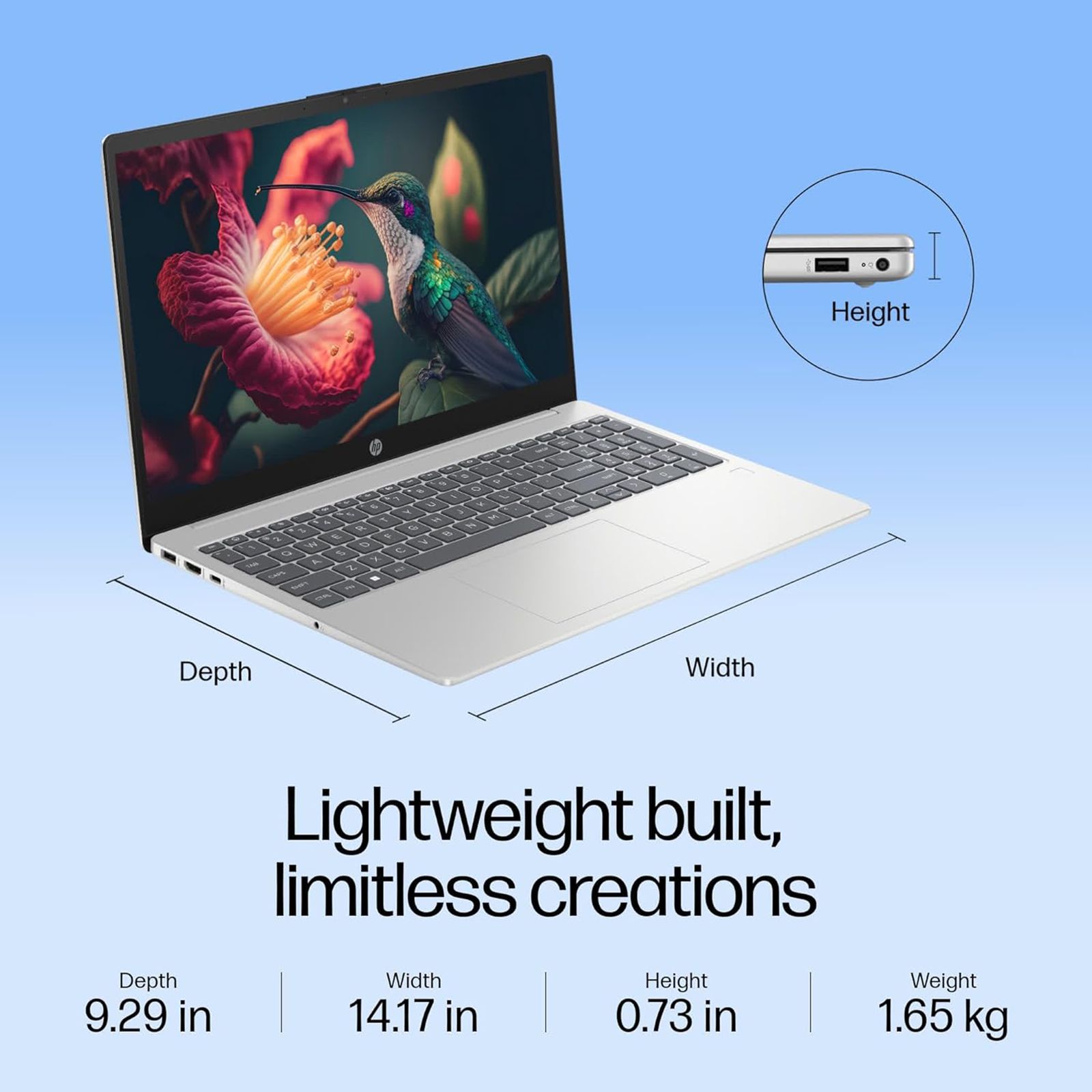 HP FD1099TU Intel Core Ultra 5 Thin and Light Laptop (16GB, 512GB SSD, Windows 11 Home, 15.6 inch Full HD Display, MS Office 2021, Natural Silver, 1.69 KG) HP FD1099TU Intel Core Ultra 5 Thin and Light Laptop (16GB, 512GB SSD, Windows 11 Home, 15.6 inch Full HD Display, MS Office 2021, Natural Silver, 1.69 KG)_14