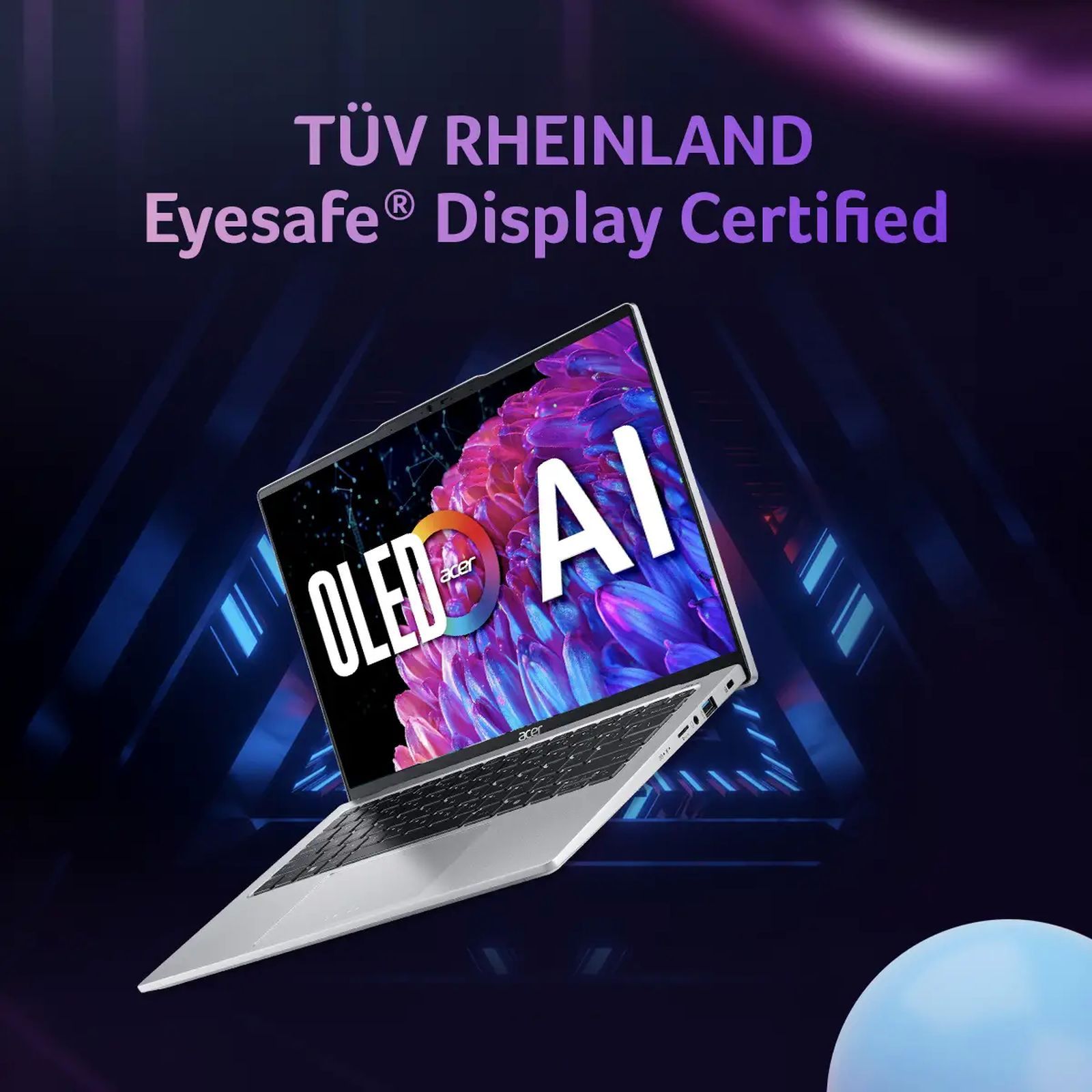 acer Swift Go 14 SFG14-73-71BY Intel Core Ultra 7 Thin & Light Laptop (16GB, 1TB SSD, Windows 11 Home, 14 inch OLED Display, MS Office 2021, Silver, 1.32 KG)_13