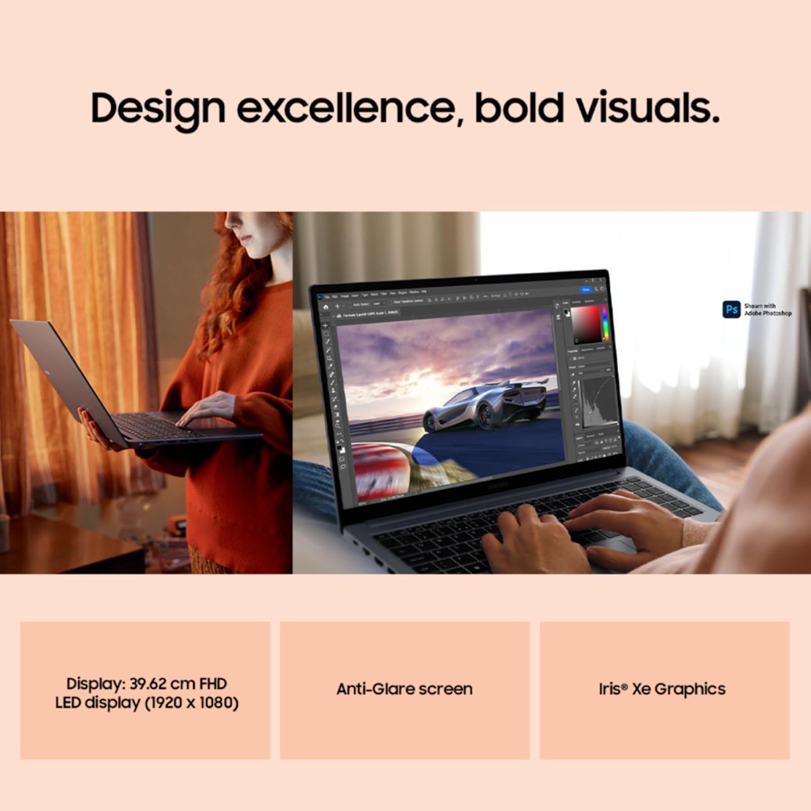 SAMSUNG Galaxy Book4 Intel Core i5 13th Gen Thin & Light Laptop (16GB, 512GB SSD, Windows 11 Home, 15.6 inch Full HD LED Display, MS Office 2021, Grey, 1.55 KG)_10