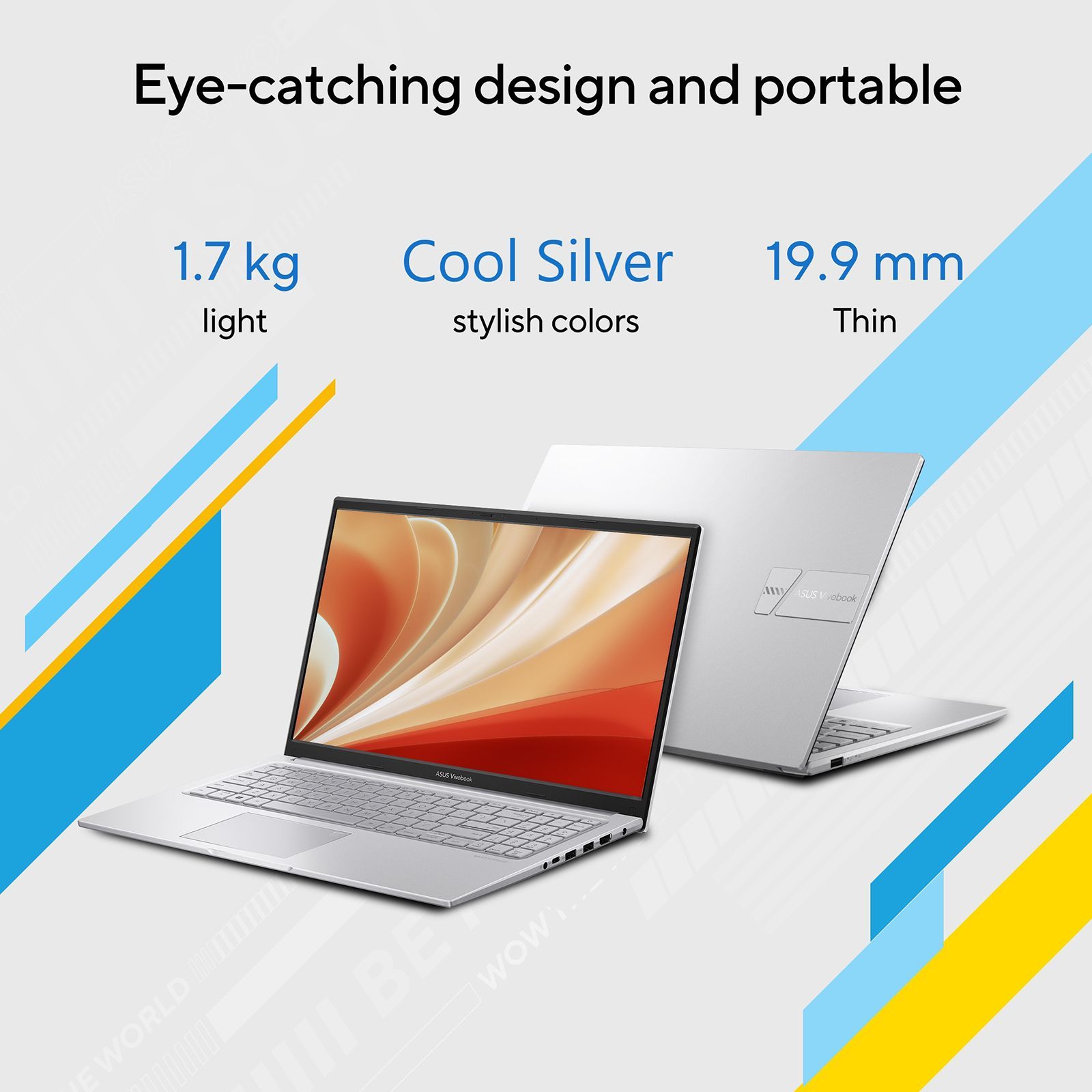 ASUS Vivo book 15 Intel Core i3 12th Gen Laptop (8GB, 512GB SSD, Windows 11 Home, 15.6 inch Full HD Display, MS Office 2021, Cool Silver, 1.7 KG)_9