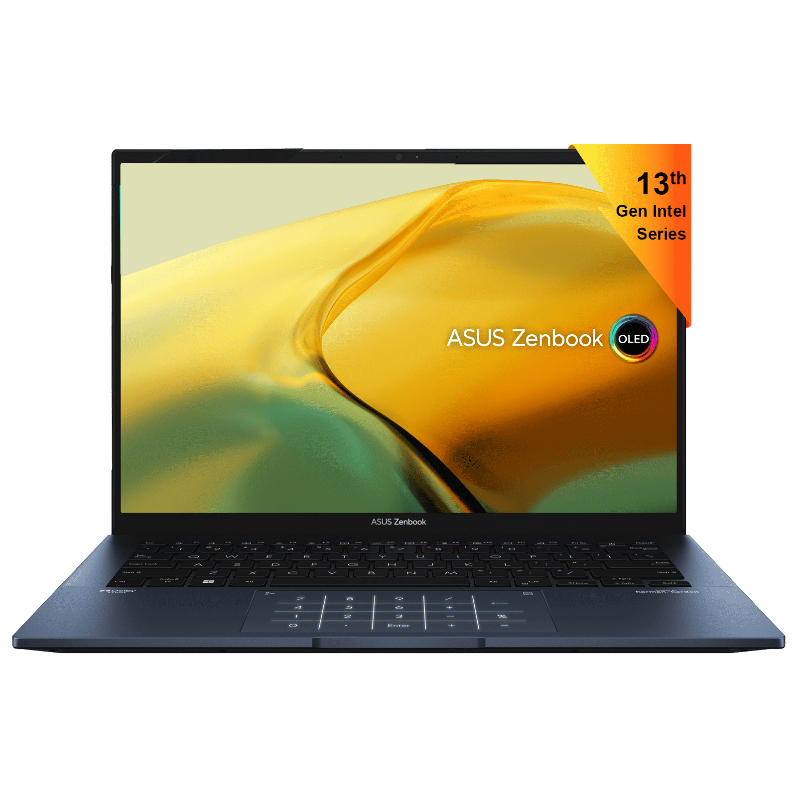 ASUS Zenbook 14 UX3402VA-KN541WS Intel Core i5 13th Gen Touchscreen Thin & Light Laptop (16B, 512GB SSD, Windows 11 Home, 14 inch 2.8K OLED Display, Office Home and Student 2021, Ponder Blue, 1.39 KG)_1