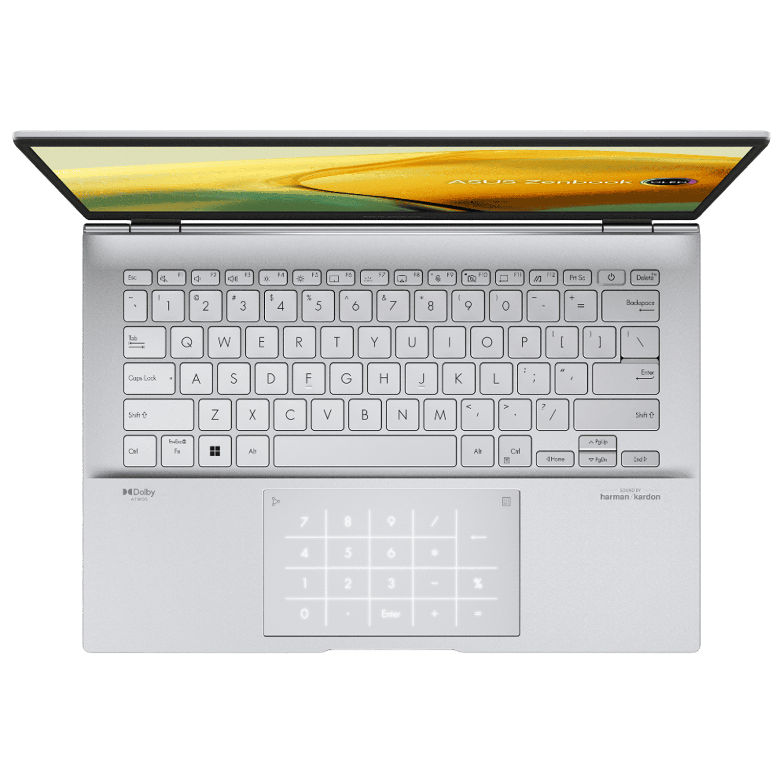 ASUS Zenbook 14 Intel Core i7 13th Gen Laptop (16B, 512GB SSD, Windows 11 Home, 14 inch OLED Display, Foggy Silver, 1.39 KG)_7