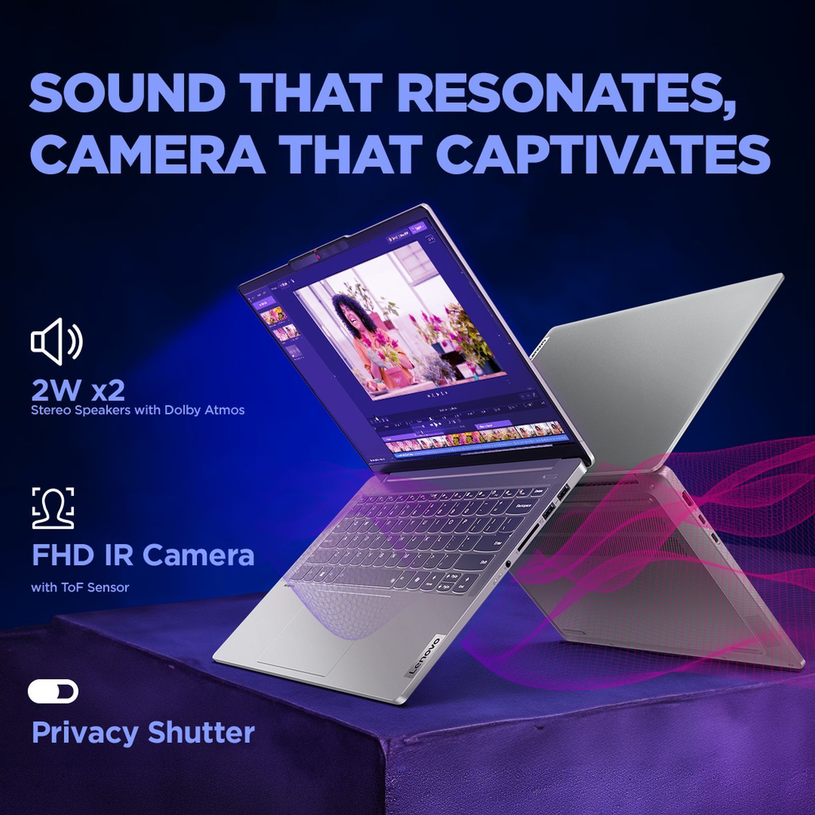 Lenovo IdeaPad Pro 5 14IMH9 Intel Core Ultra 9 Thin and Light Laptop (32GB, 1TB SSD, Windows 11 Pro, 14 inch OLED Display, Office Home & Student 2021, Arctic Grey, 1.46 KG)_15