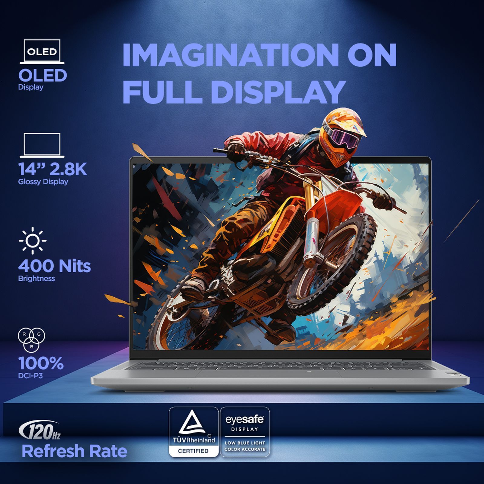 Lenovo IdeaPad Pro 5 14IMH9 Intel Core Ultra 9 Thin and Light Laptop (32GB, 1TB SSD, Windows 11 Pro, 14 inch OLED Display, Office Home & Student 2021, Arctic Grey, 1.46 KG)_16