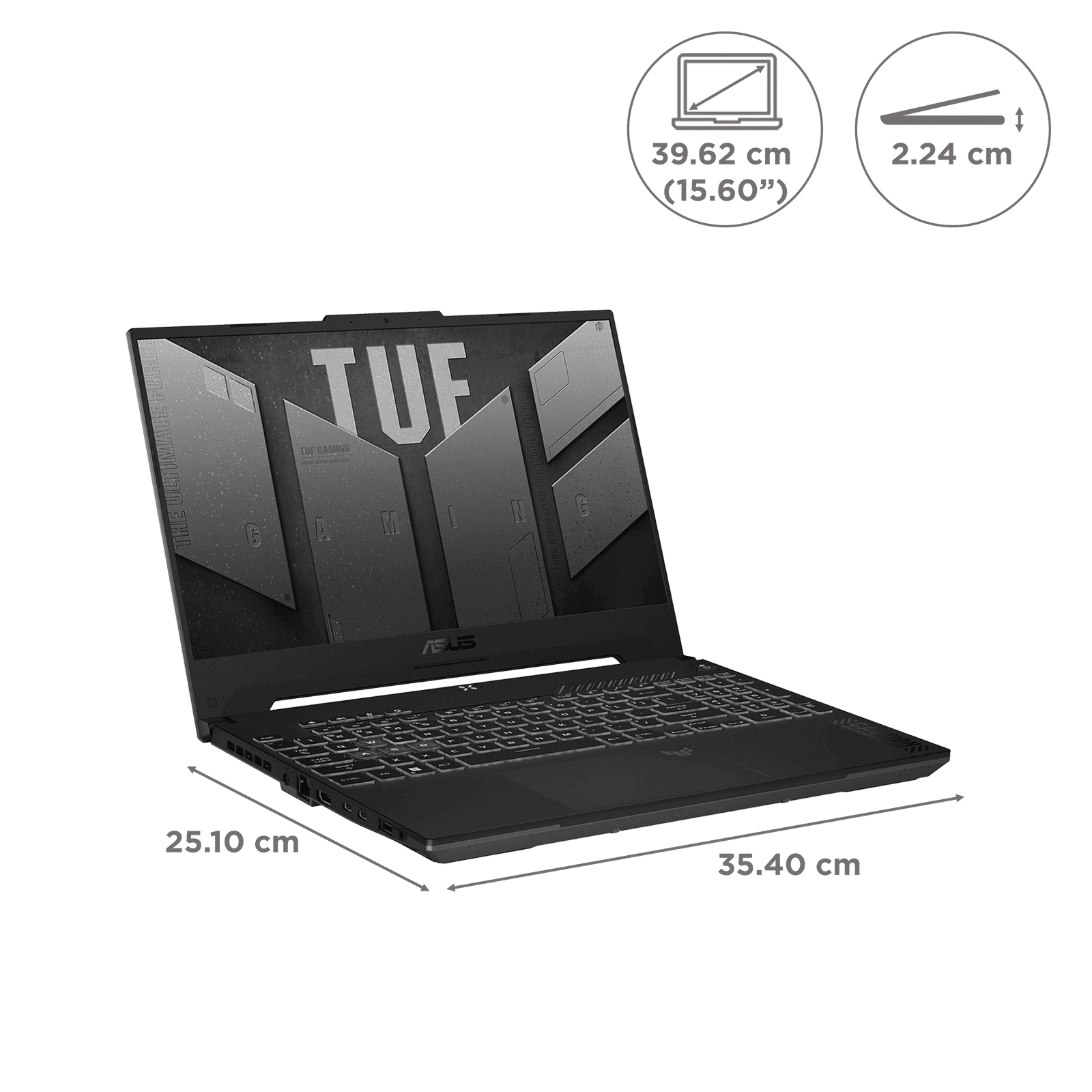 ASUS TUF Gaming F15 FX507VV-LP287W Intel Core i7 13th Gen Gaming Laptop (16GB, 512GB SSD, Windows 11 Home, 8GB Graphics, 15.6 inch 144 Hz Full HD IPS Display, NVIDIA GeForce RTX 4060, Mecha Gray, 2.2 KG)_2