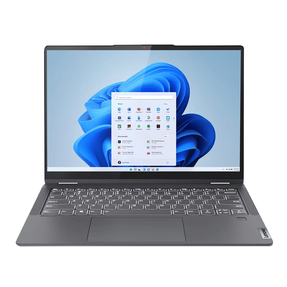 Lenovo IdeaPad Flex 5 14ALC7 AMD Ryzen 7 Touchscreen Laptop (16GB, 512GB SSD, Windows 11 Home, 14 inch WUXGA IPS Display, MS Office Home & Student 2021, Storm Grey, 1.55 KG)_1