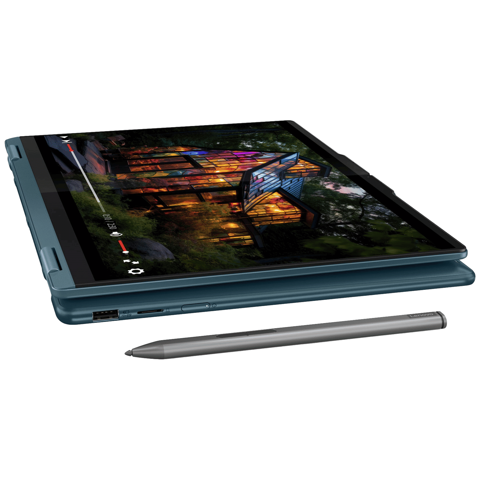 Lenovo Yoga 7 14IML9 Intel Core Ultra 5 Touchscreen 2-in-1 Laptop (16GB, 1TB SSD, Windows 11 Home, 14 inch WUXGA OLED Display, MS Office 2021, Tidal Teal, 1.49 KG)_6