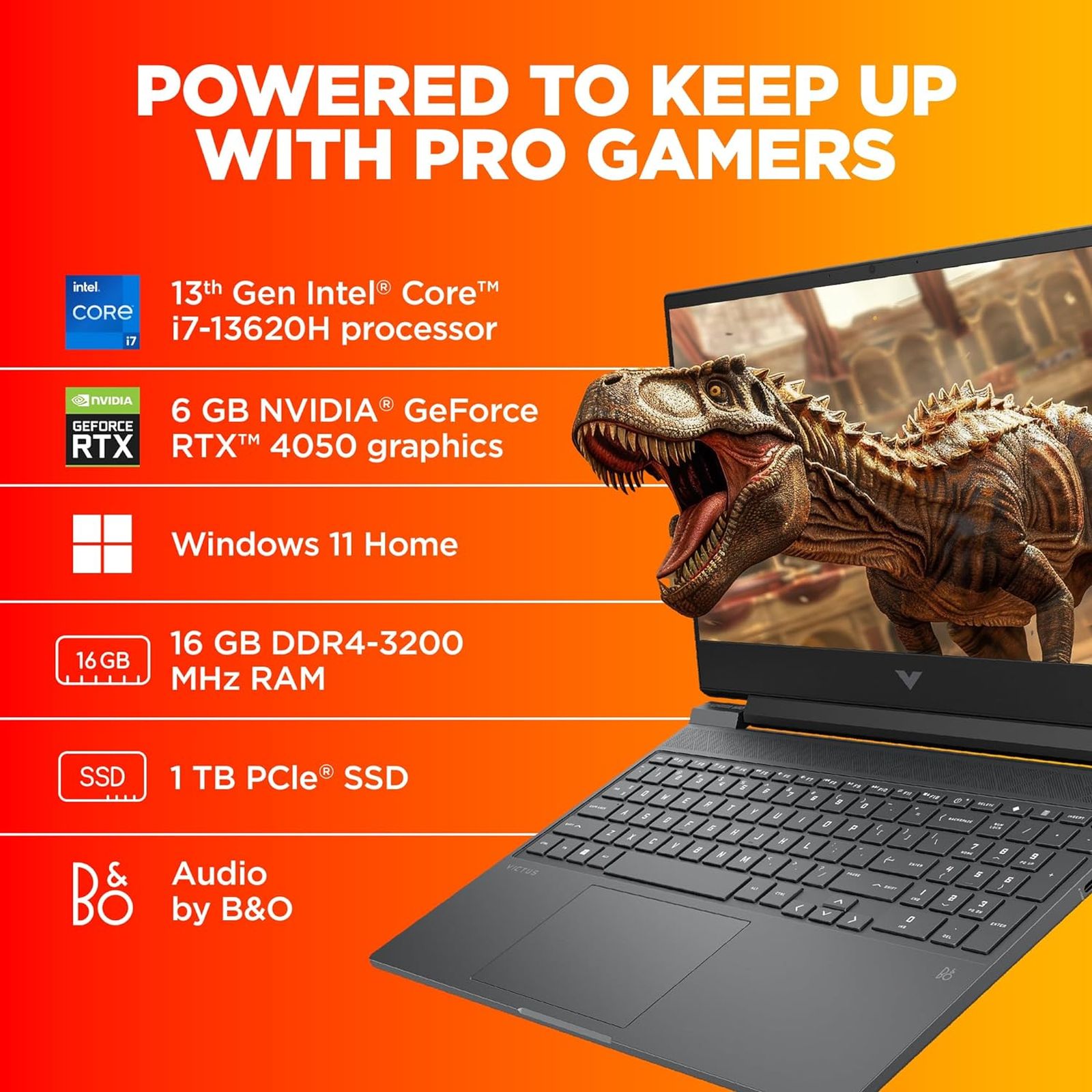 HP Victus 15 fa1332TX Intel Core i7 13th Gen Gaming Laptop (16GB, 1TB SSD, Windows 11, 6GB Graphics, 15.6 inch 144 Hz FHD Display, NVIDIA GeForce RTX 4050, MS Office 2021, Mica Silver, 2.29 KG)_9
