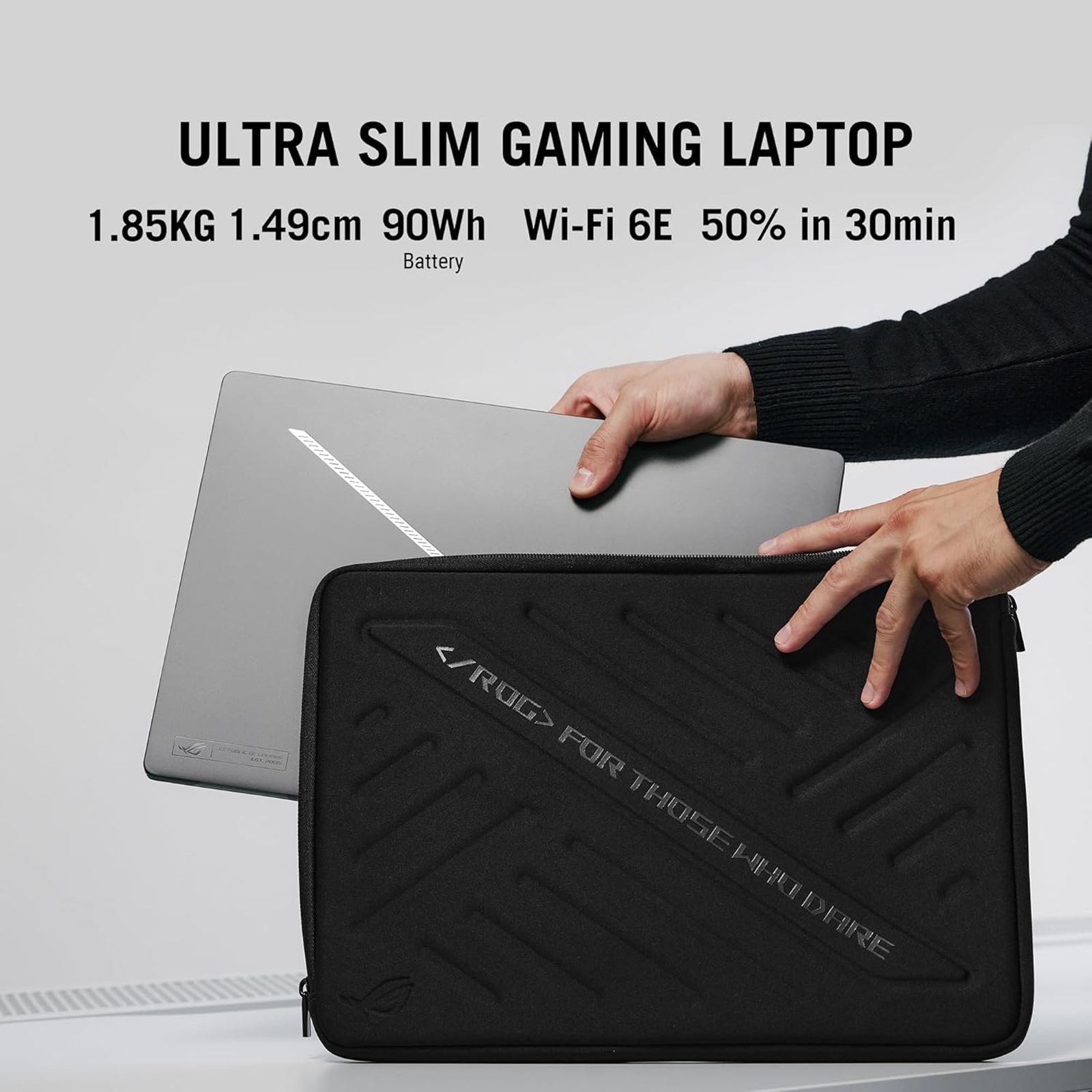 ASUS ROG Zephyrus G16 GU605MI-QP253WS Intel Core Ultra 9 Gaming Laptop (32GB, 1TB SSD, Windows 11 Home, 8GB Graphics, 16 inch 240 Hz 2.5K WQXGA IPS Display, NVIDIA GeForce RTX 4070, MS Office Home and Student 2021, Eclipse Gray, 1.85 KG)_13