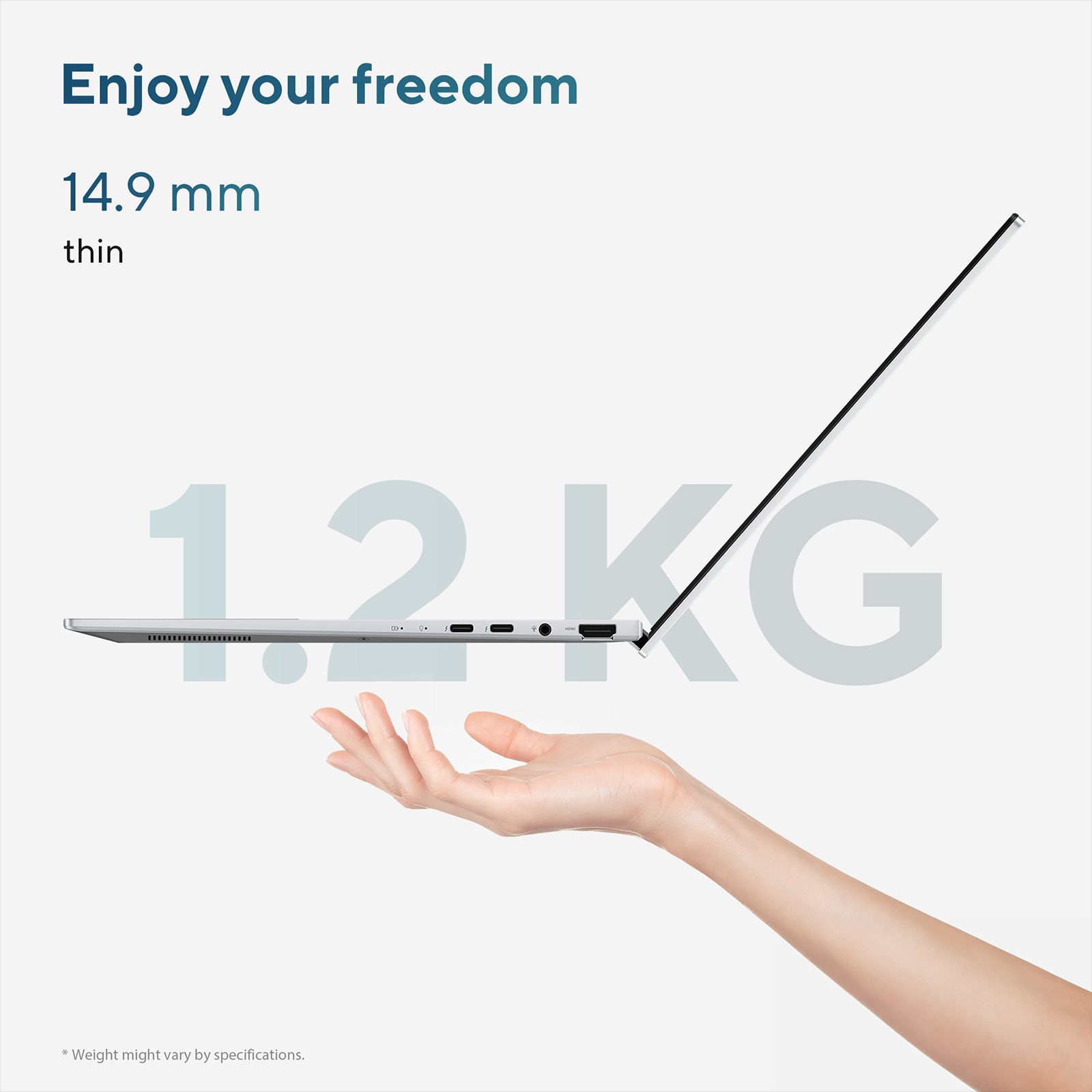 ASUS Zenbook 14 UX3405MA-PZ551WS Intel Evo Core Ultra 5 Touchscreen Thin & Light Laptop (16GB, 1TB SSD, Windows 11 Home, MS Office Home and Student 2021, 14 inch 3K OLED Display, Foggy Silver, 1.28 KG)_14