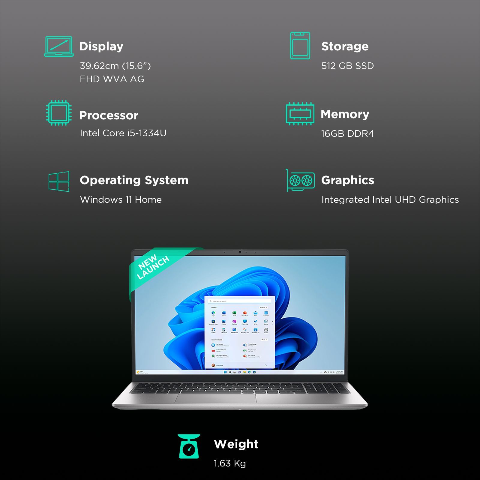 Dell Inspiron 15 3530 Intel Core i5 13th Gen Thin & Light Laptop (16GB, 512GB SSD, Windows 11 Home, 15.6 inch Full HD WVA IPS Display, MS Office Home & Student 2021, Platinum Silver, 1.62 KG) Dell Inspiron 15 3530 Intel Core i5 13th Gen Thin & Light Laptop (16GB, 512GB SSD, Windows 11 Home, 15.6 inch Full HD WVA IPS Display, MS Office Home & Student 2021, Platinum Silver, 1.62 KG)_3