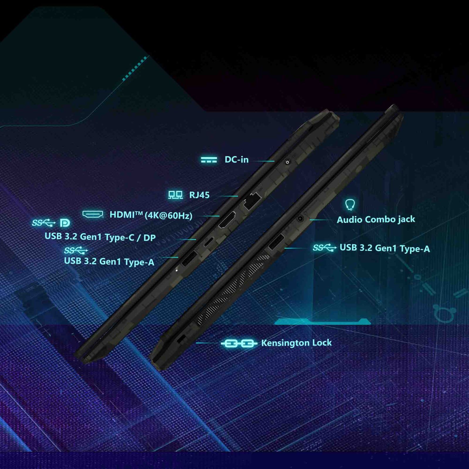 MSI Cyborg 15 A13VFK 1079IN Intel Core i7 13th Gen Gaming Laptop (16GB, 512GB SSD, Windows 11 Home, 8GB Graphics, 15.6 inch 144 Hz FHD Display, NVIDIA GeForce RTX 4060, MS Office Home & Student 2021, Translucent Black, 1.98 KG)_10