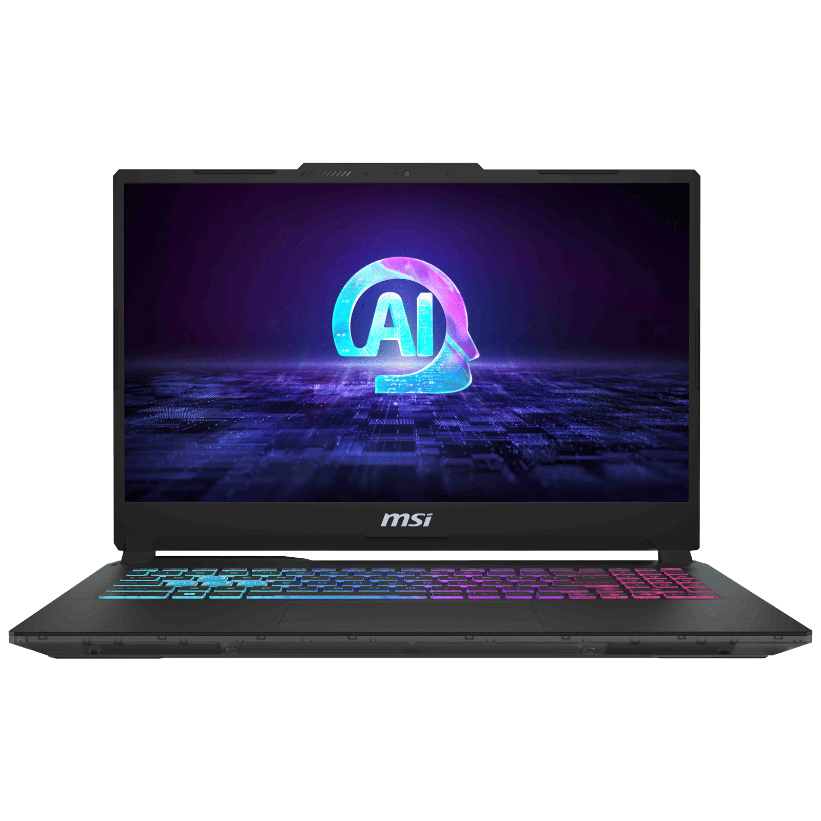 MSI Cyborg 15 AI A1VEK 096IN Intel Core Ultra 7 Gaming Laptop (16GB, 512GB SSD, Windows 11 Home, 6GB Graphics, 15.6 inch 144 Hz FHD Display, NVIDIA GeForce RTX 4050, MS Office Home & Student 2021, Translucent Black, 1.98 KG)_1