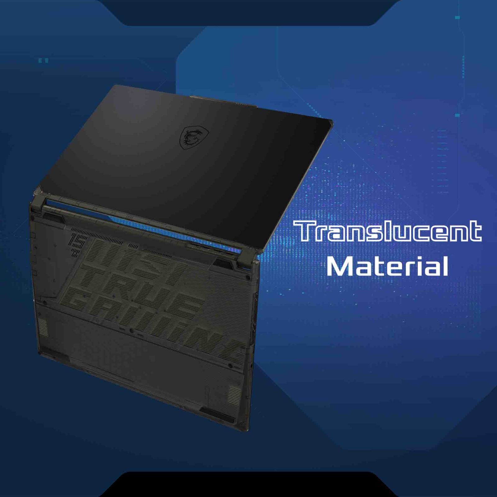 MSI Cyborg 15 AI A1VEK 096IN Intel Core Ultra 7 Gaming Laptop (16GB, 512GB SSD, Windows 11 Home, 6GB Graphics, 15.6 inch 144 Hz FHD Display, NVIDIA GeForce RTX 4050, MS Office Home & Student 2021, Translucent Black, 1.98 KG)_15