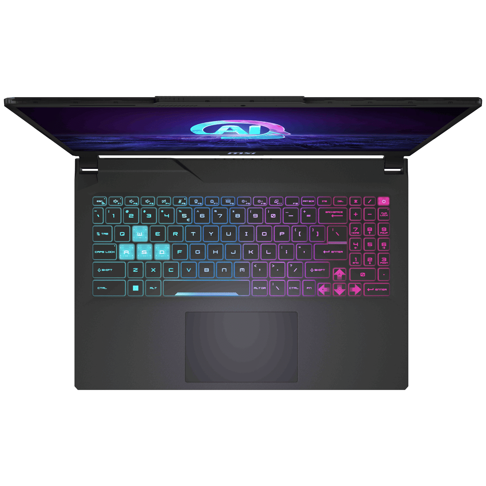 MSI Cyborg 15 AI A1VEK 096IN Intel Core Ultra 7 Gaming Laptop (16GB, 512GB SSD, Windows 11 Home, 6GB Graphics, 15.6 inch 144 Hz FHD Display, NVIDIA GeForce RTX 4050, MS Office Home & Student 2021, Translucent Black, 1.98 KG)_6