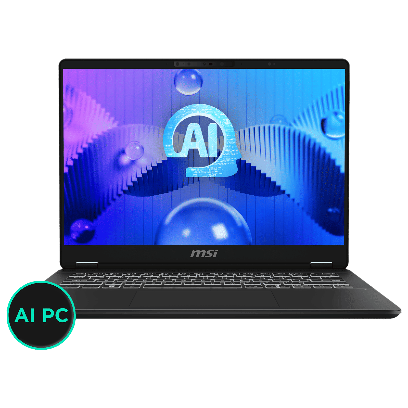 MSI Prestige 14 AI Evo C1MG 058IN Intel Core Ultra 5 Business Laptop (16GB, 512GB SSD, Windows 11 Home, 14 inch FHD Plus Display, MS Office 2021, Stellar Gray, 1.7 KG)_1