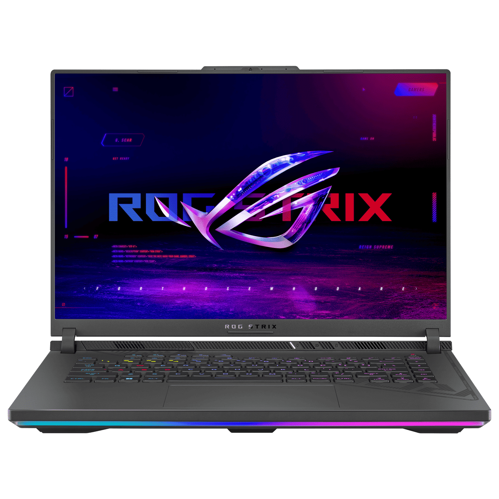ASUS ROG Strix G16 G614JI-BG711WS Intel Core i7 13th Gen Gaming Laptop (16GB, 1TB SSD, Windows 11 Home, 8GB Graphics, 16 inch 165 Hz WUXGA IPS Display, NVIDIA GeForce RTX 4070, MS Office Home and Student 2021, Eclipse Gray, 2.5 KG)_1