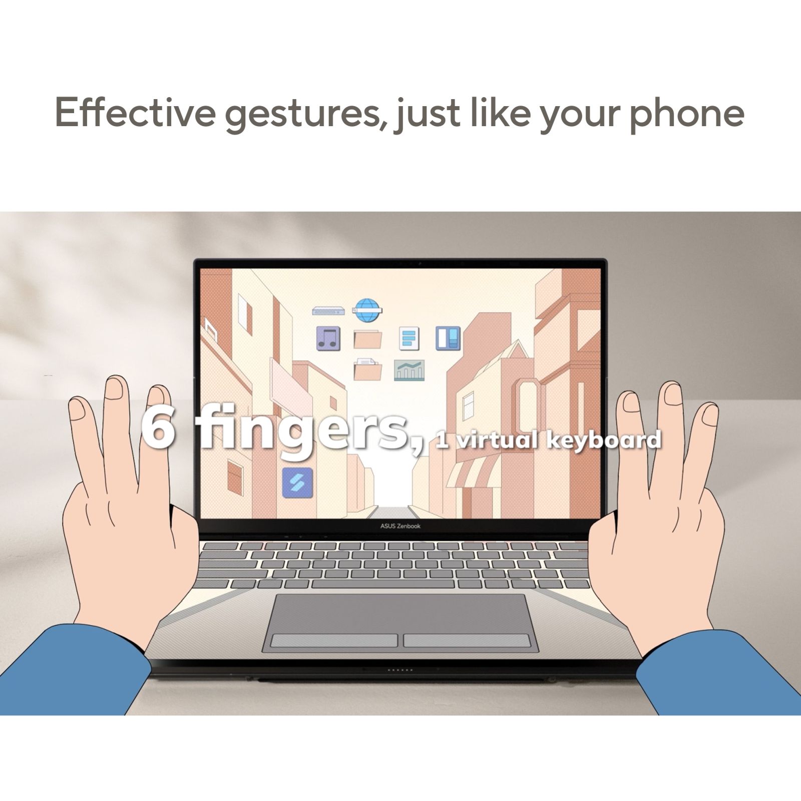 ASUS Zenbook Duo UX8406MA-QL961WS Intel Core Ultra 9 Touchscreen Thin & Light Laptop (32GB, 1TB SSD, Windows 11 Home, 14 inch Full HD OLED Display, MS Office Home & Student 2021, Inkwell Gray, 1.65 KG)_11