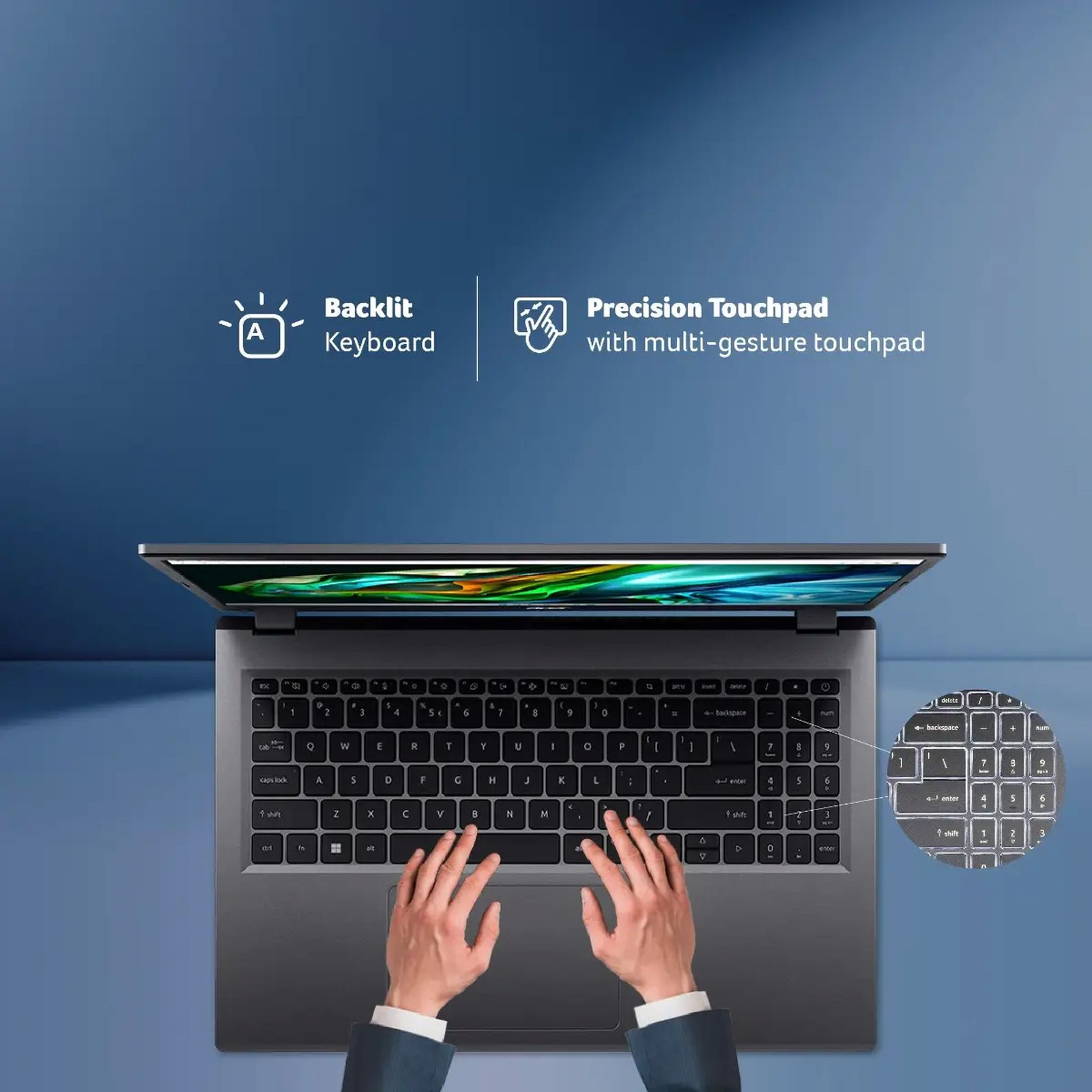 acer Aspire 5 Intel Core i5 13th Gen Thin & Light Laptop (16GB, 512GB SSD, Windows 11 Home, 15.6 inch Full HD Display, MS Office 2021, Steel Gray, 1.75 KG)_5