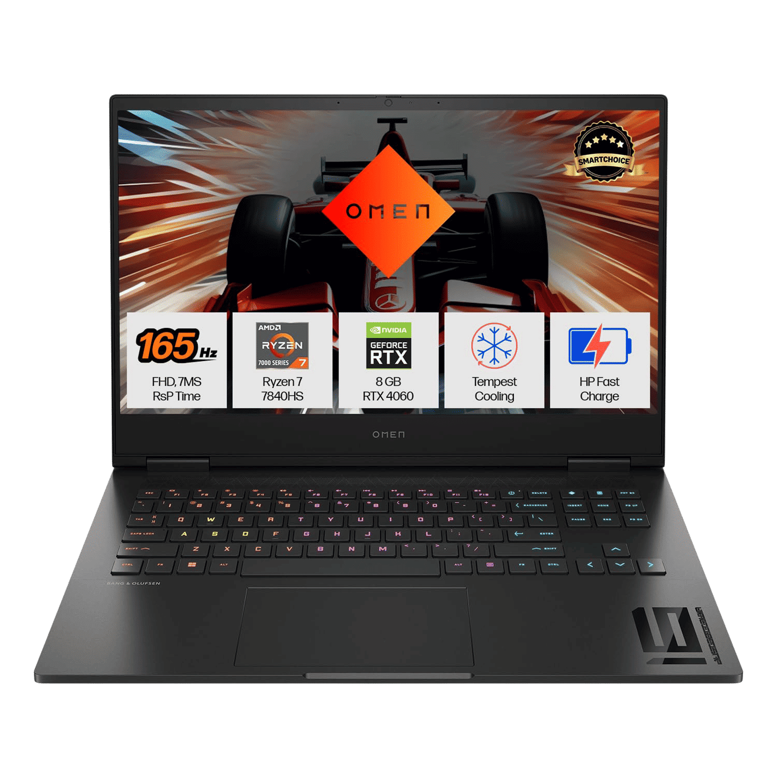 HP Omen 16 xd0020AX AMD Ryzen 7 Gaming Laptop (16GB, 1TB SSD, Windows 11 Home, 8GB Graphics, 16.1 inch 165 Hz FHD Display, NVIDIA GeForce RTX 4060, MS Office 2021, Shadow Black, 2.37 KG) HP Omen 16 xd0020AX AMD Ryzen 7 Gaming Laptop (16GB, 1TB SSD, Windows 11 Home, 8GB Graphics, 16.1 inch 165 Hz FHD Display, NVIDIA GeForce RTX 4060, MS Office 2021, Shadow Black, 2.37 KG)_1