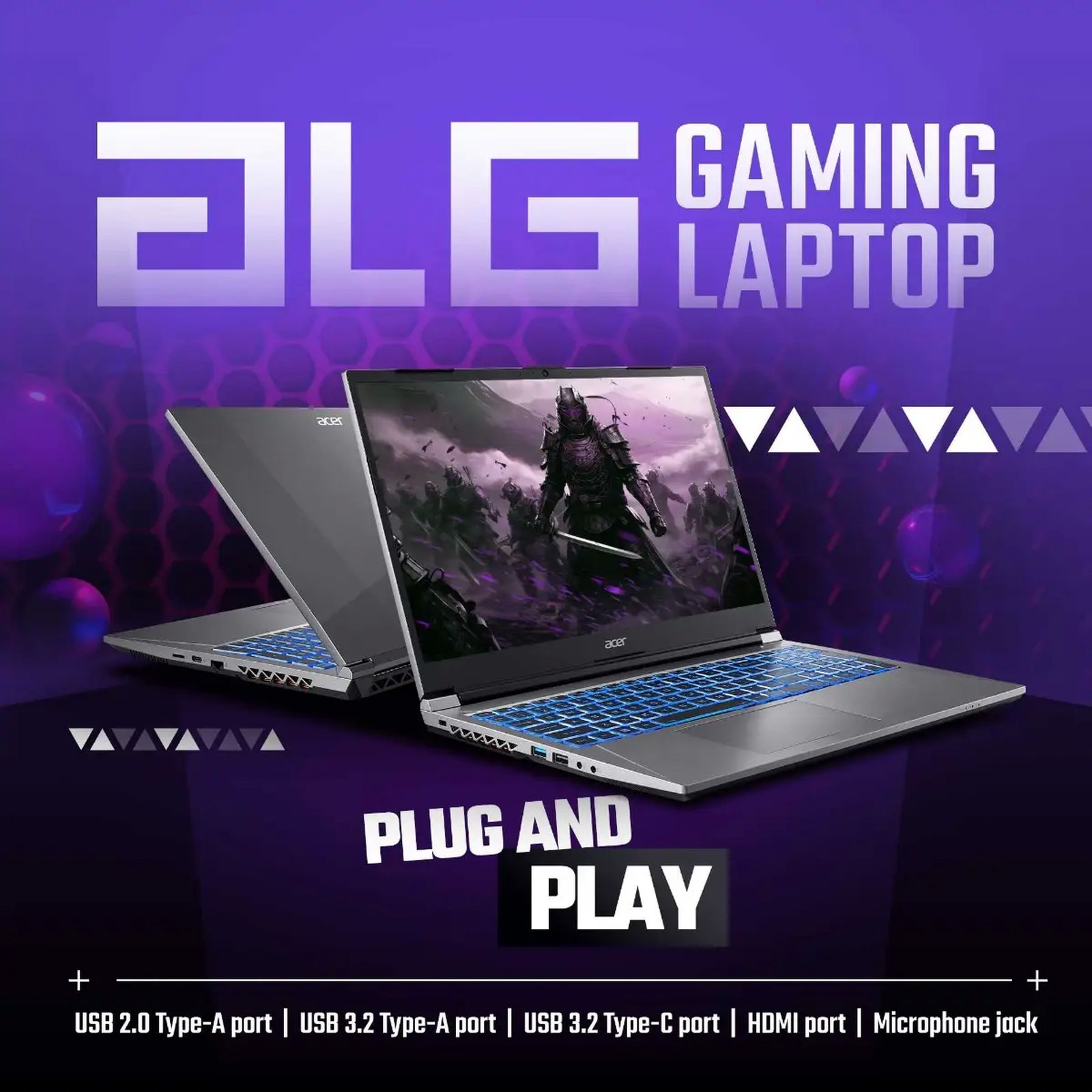 acer ALG AL15G-52 Intel Core i5 12th Gen Gaming Laptop (16GB, 512GB SSD, Windows 11 Home, 4GB Graphics, 15.6 inch 60 Hz Full HD Display, NVIDIA GeForce RTX 2050, Steel Gray, 1.99 KG) _8