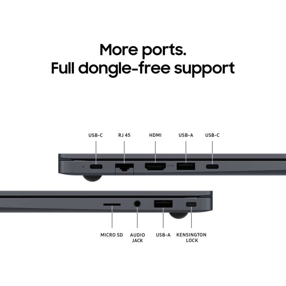 SAMSUNG Galaxy Book4 Intel Core 5 Thin & Light Laptop (16GB, 512GB SSD, Windows 11 Home, 15.6 inch Full HD LED Display, MS Office 2021, Gray, 1.55 KG)_10