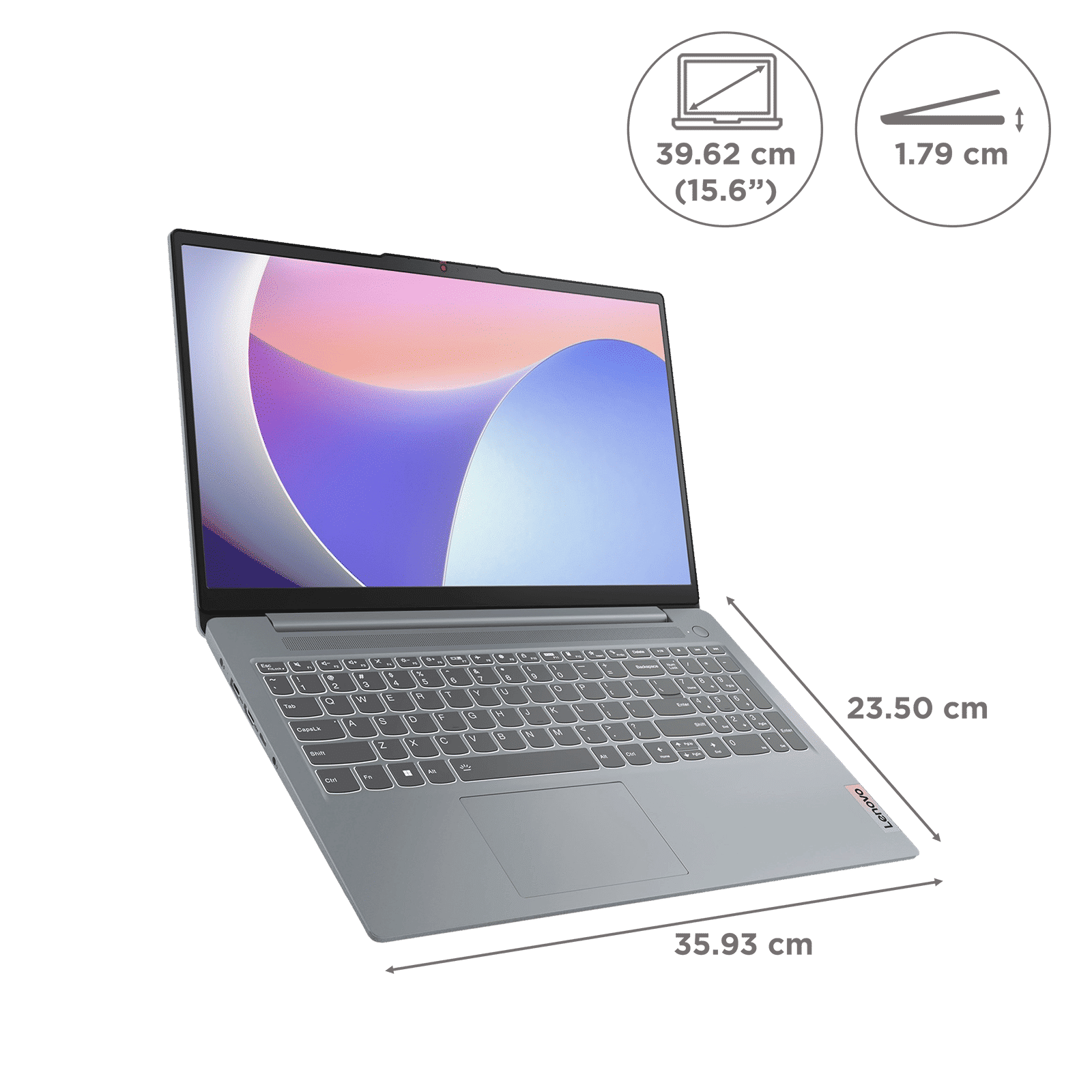 Lenovo IdeaPad Slim 3 15IRH8 Intel Core i7 13th Gen Thin & Light Laptop (16GB, 512GB SSD, Windows 11 Home, 15.6 inch Full HD IPS Display, MS Office 2021, Arctic Grey, 1.62 KG)_2