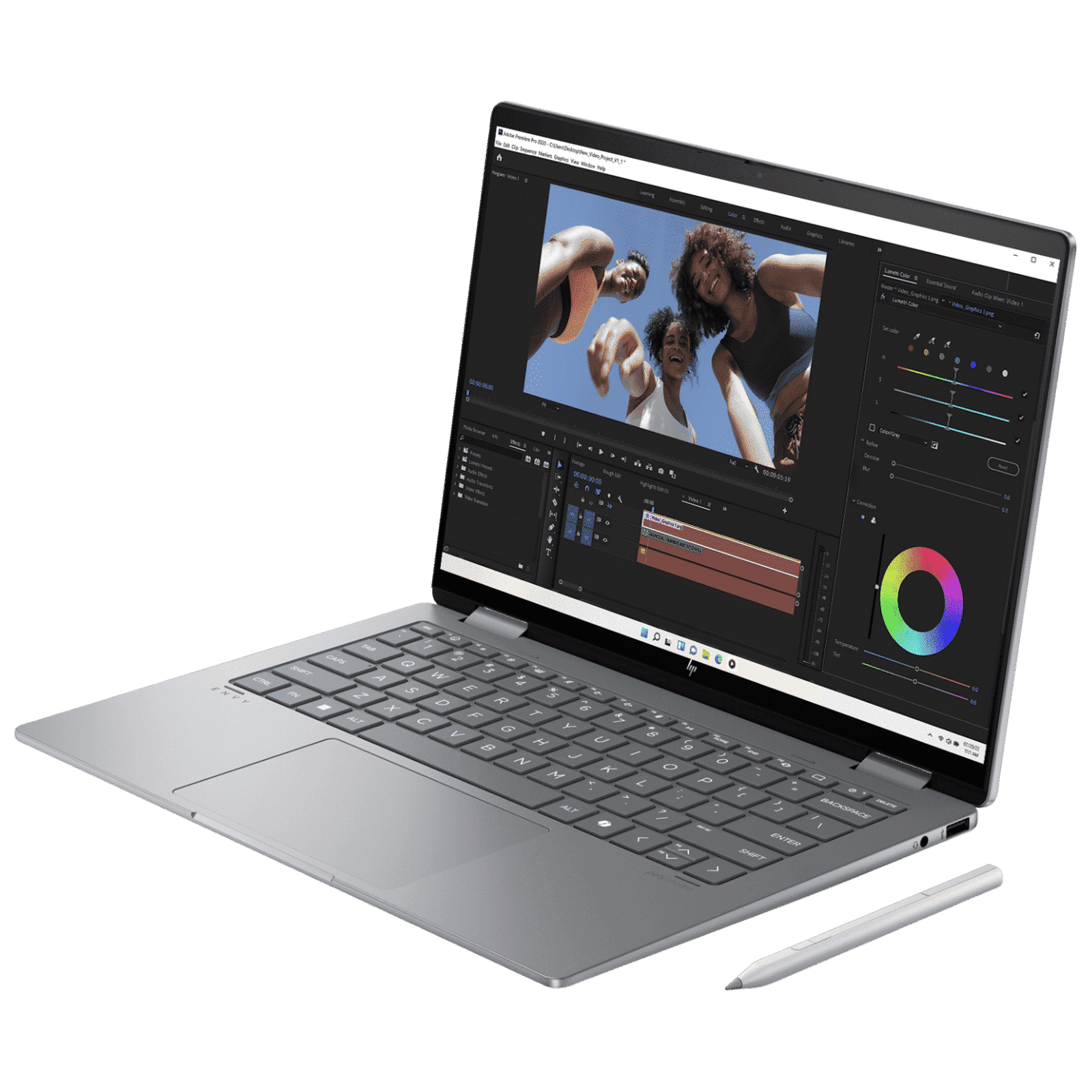 HP Envy x360 14-fa0038AU AMD Ryzen 5 Touchscreen 2-in-1 Laptop (16GB, 512GB SSD, Windows 11 Home, 14 inch, WUXGA IPS Display, Meteor Silver Aluminum, 1.39Kg)_4