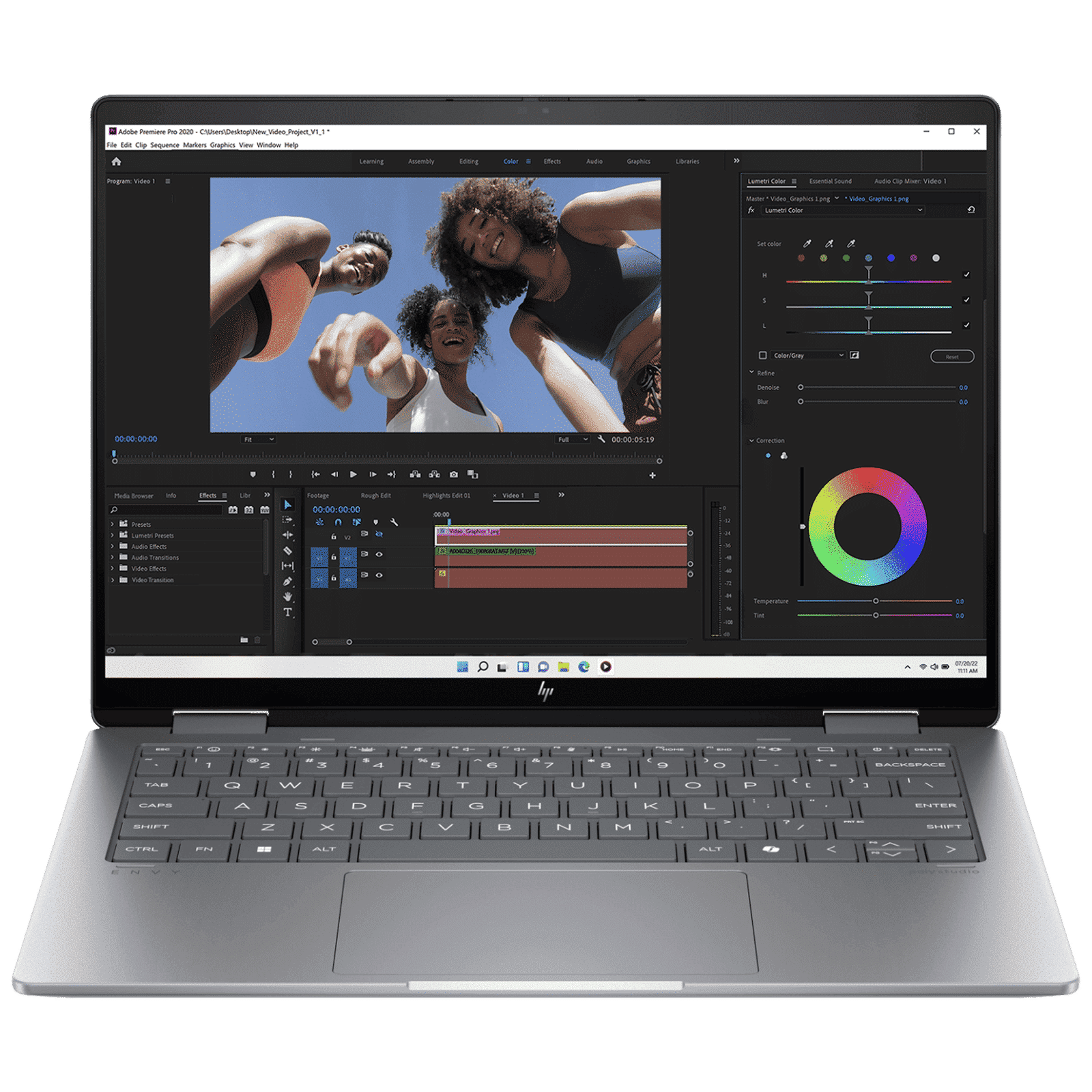 HP Envy x360 14-fa0038AU AMD Ryzen 5 Touchscreen 2-in-1 Laptop (16GB, 512GB SSD, Windows 11 Home, 14 inch, WUXGA IPS Display, Meteor Silver Aluminum, 1.39Kg)_9