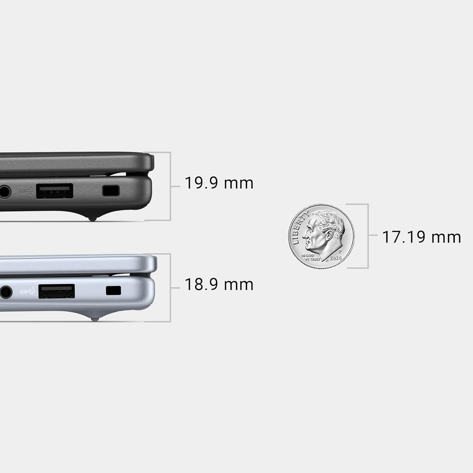 DELL Inspiron 5445 AMD Ryzen 5 8540U 8th Gen Thin & Light Laptop (16GB, 512GB SSD, Windows 11 Home, 14 inch FHD Plus Display, MS Office 2021, Ice Blue, 1.61 KG)_13