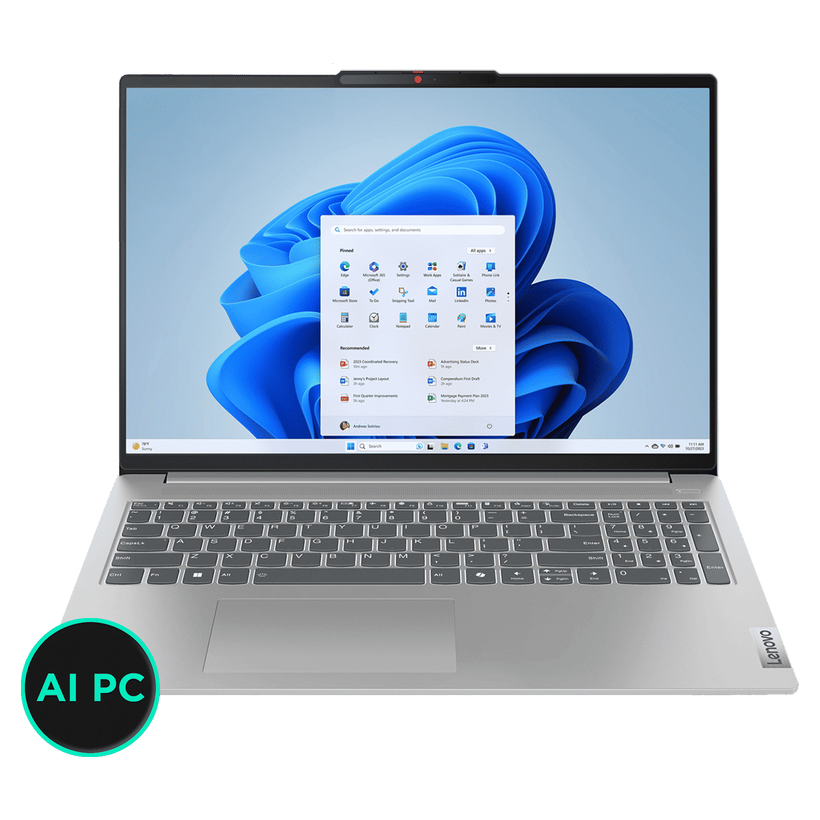 Lenovo IdeaPad Slim 5 16IMH9 Intel Core Ultra 5 Thin & Light Laptop (16GB, 512GB SSD, Windows 11 Home, 16 inch WUXGA IPS Display, MS Office 2021, Cloud Grey, 1.82 KG)_1