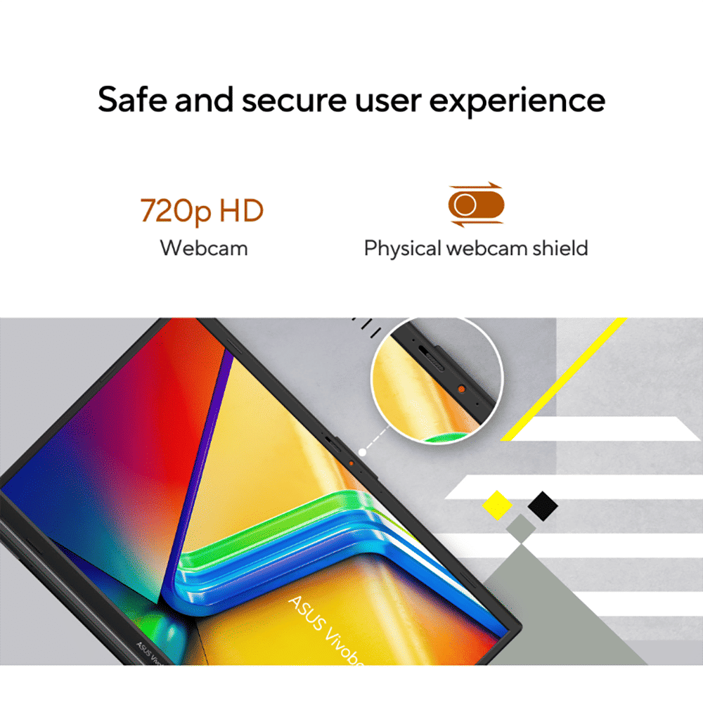 ASUS Vivo book Go AMD Ryen 3 Laptop (8GB, 512GB SSD, Windows 11 Home, 14 inch Full HD LED Backlit Display, MS Office 2021, Mixed Black, 1.38 KG)_14