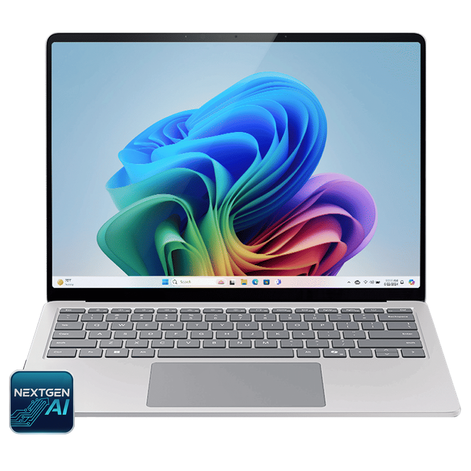 Microsoft Surface 7th Edition Snapdragon X Plus Touchscreen Ultra Thin Laptop (16GB, 256GB SSD, Windows 11 Home, 13.8 inch LCD Display, Platinum, 1.34 KG)_1