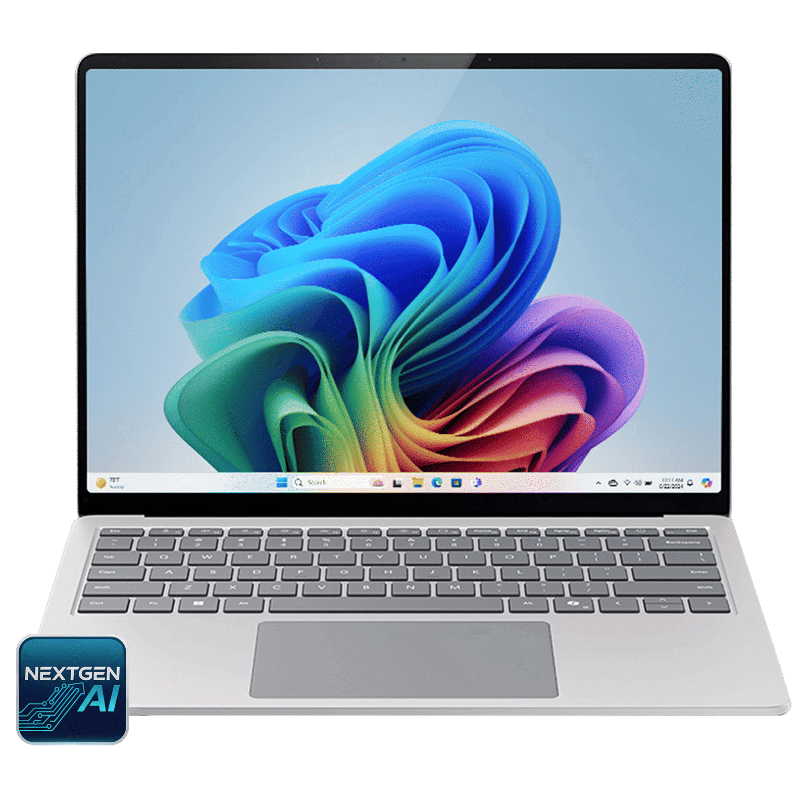 Microsoft Surface 7th Edition Snapdragon X Elite Touchscreen Ultra Thin Laptop (16GB, 512GB SSD, Windows 11 Home, 13.8 inch LCD Display, Platinum, 1.34 KG)_1