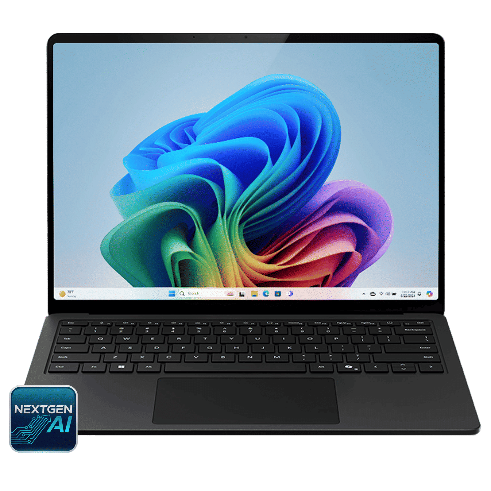 Microsoft Surface 7th Edition Snapdragon X Elite Touchscreen Ultra Thin Laptop (16GB, 512GB SSD, Windows 11 Home, 15 inch LCD Display, Black, 1.66 KG)_1