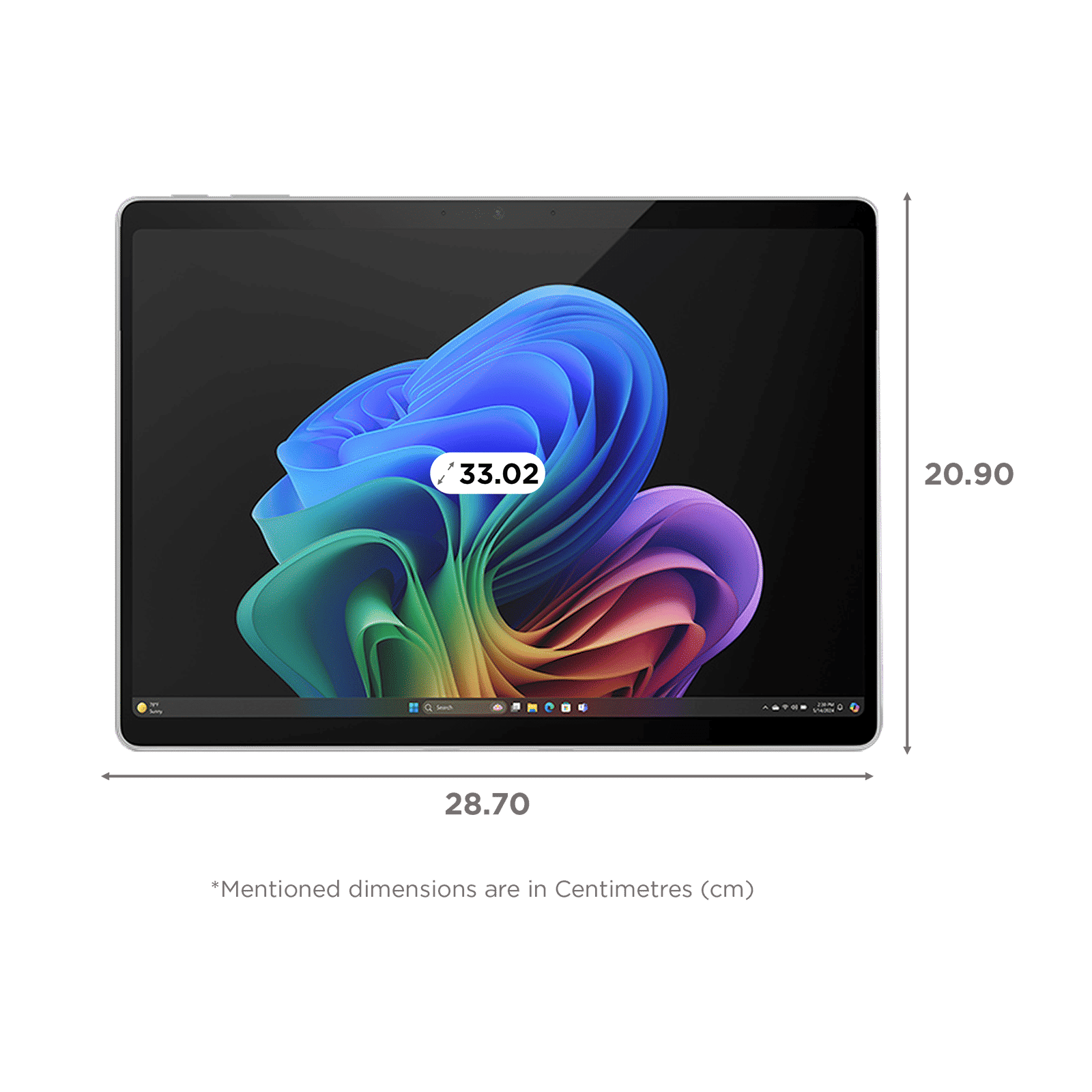 Microsoft Surface Pro 11th Edition Wi-Fi Windows 11 Home Tablet (13 Inch, 32GB RAM, 1TB ROM, Platinum)_2