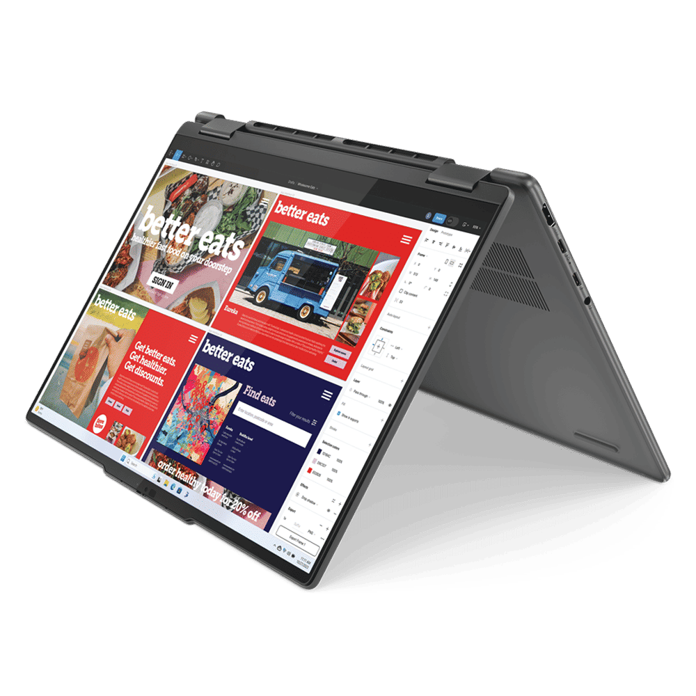 Lenovo Yoga 7 14IML9 Intel Core Ultra 5 Touchscreen 2-in-1 Laptop (16GB, 512GB SSD, Windows 11 Home, 14 inch WUXGA OLED Display, MS Office 2021, Storm Grey, 1.49 KG)_15