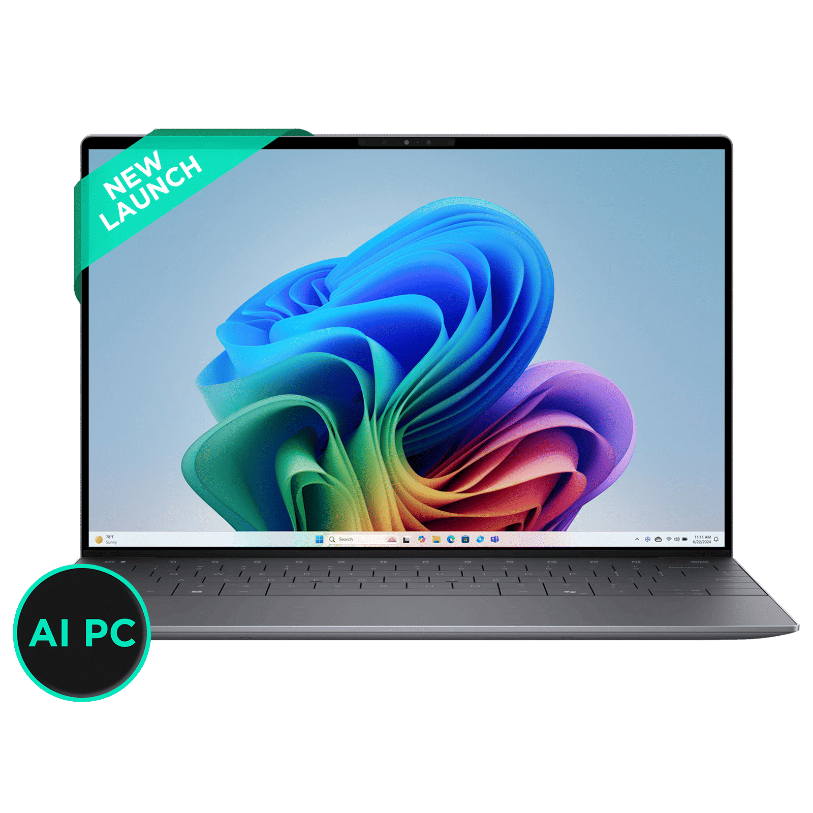 Dell XPS 13 Snapdragon X Elite Touchscreen Laptop (16GB, 512GB SSD, Windows 11 Home, 13.4 inch OLED Display, MS Office 2021, Graphite, 1.17 KG)_1