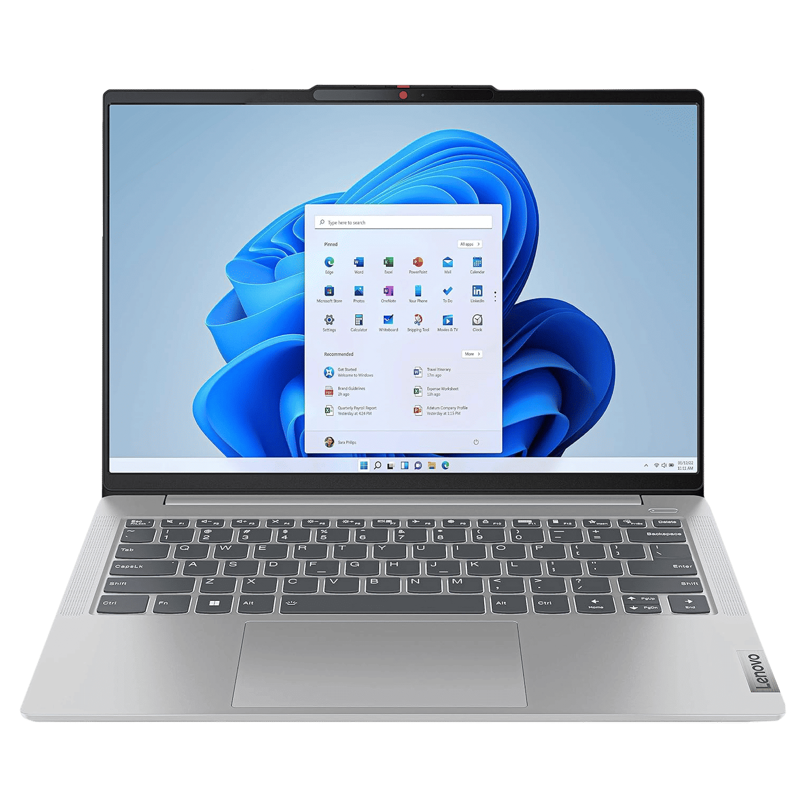 Lenovo IdeaPad Slim 5 14ABR8 AMD Ryzen 5 Thin & Light Laptop (16GB, 1TB SSD, Windows 11 Home, 14 inch WUXGA OLED Display, MS Office 2021, Cloud Grey, 1.46 KG)_1