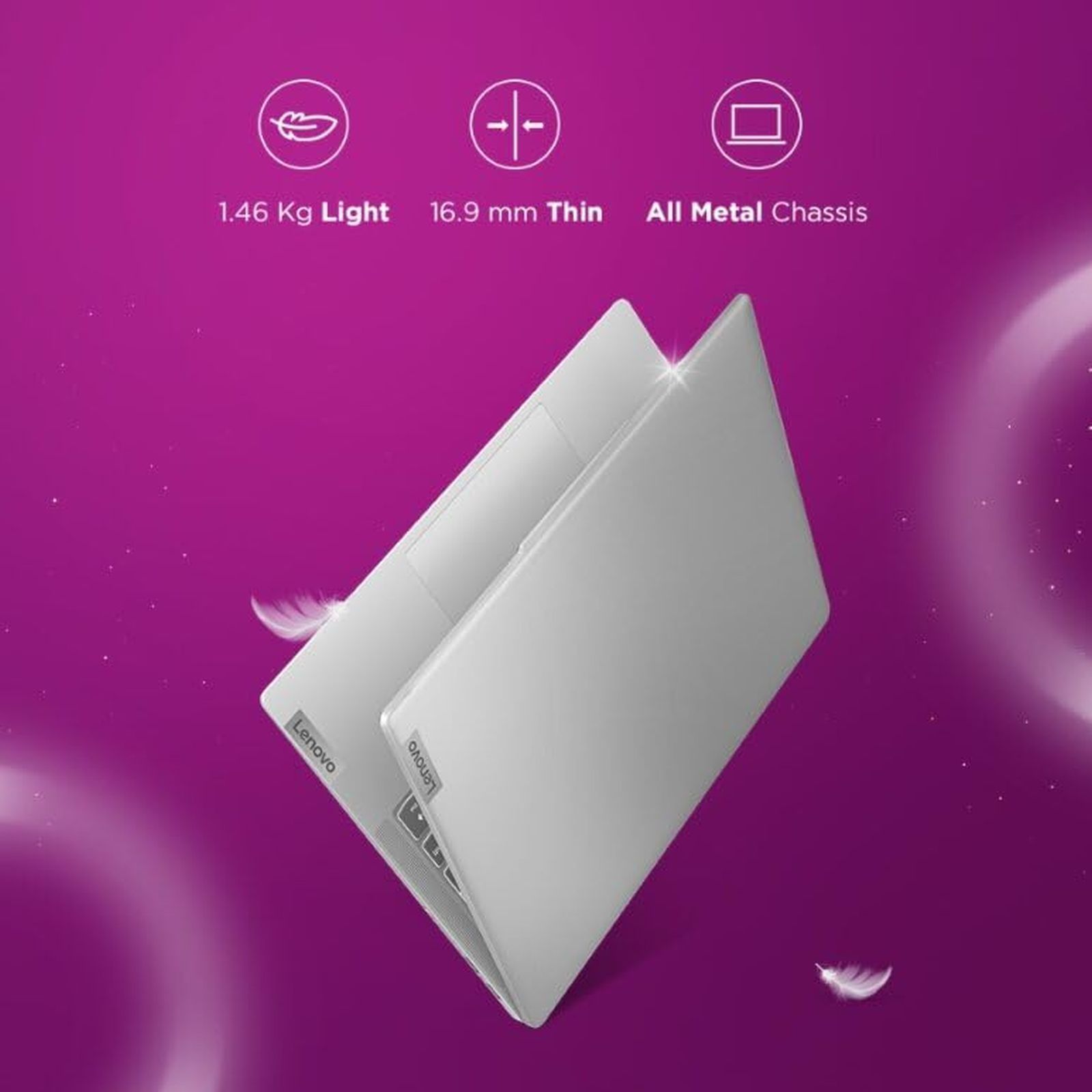 Lenovo IdeaPad Slim 5 14ABR8 AMD Ryzen 5 Thin & Light Laptop (16GB, 1TB SSD, Windows 11 Home, 14 inch WUXGA OLED Display, MS Office 2021, Cloud Grey, 1.46 KG)_5