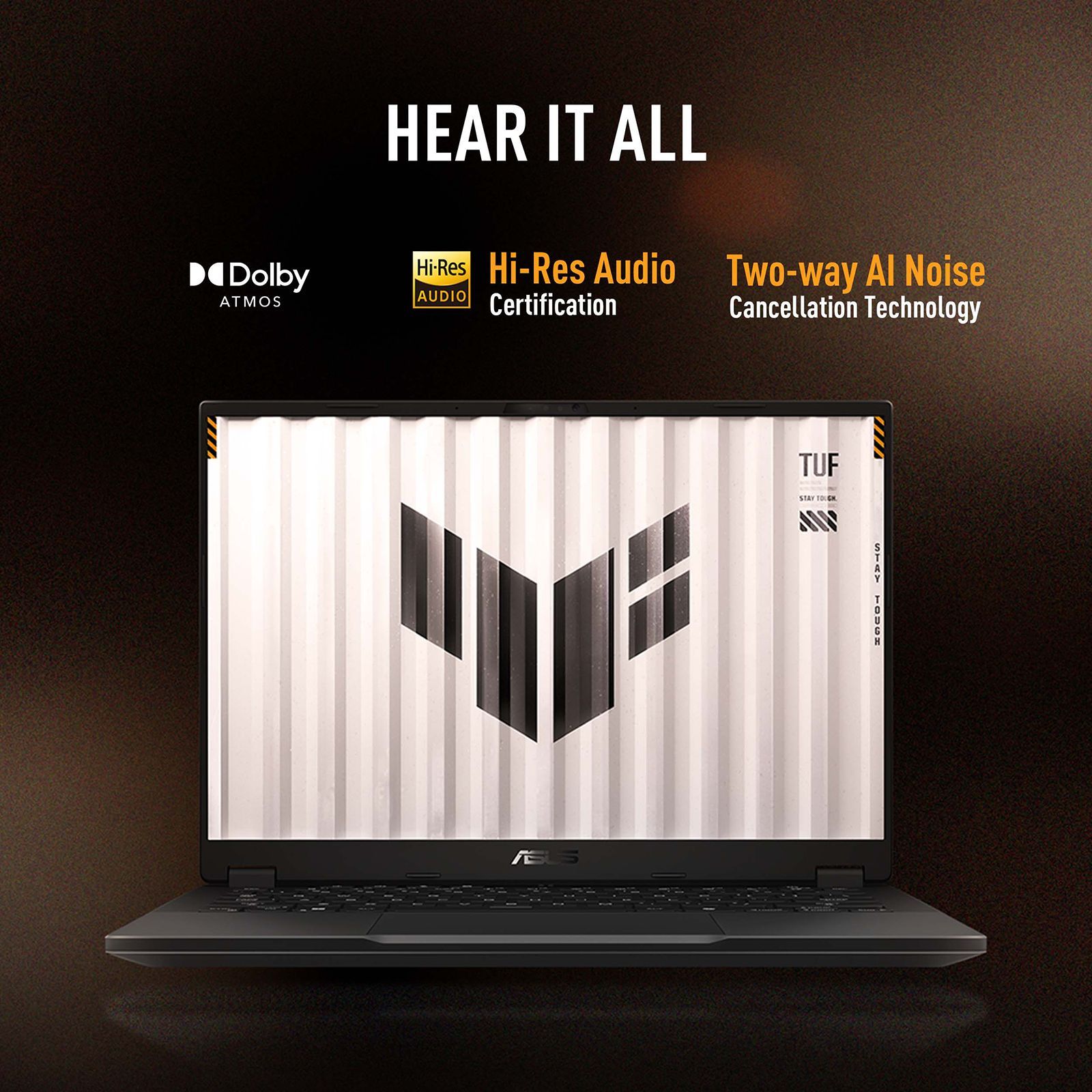 ASUS TUF Gaming FA401UU-RG033WS AMD Ryzen 7 8845HS Gaming Laptop (16GB, 1TB SSD, Windows 11 Home, 6GB Graphics, 14 inch 165 Hz WQXGA IPS Display, NVIDIA GeForce RTX 4050, MS Office Home and Student 2021, Jaeger Gray, 1.46 KG)_17